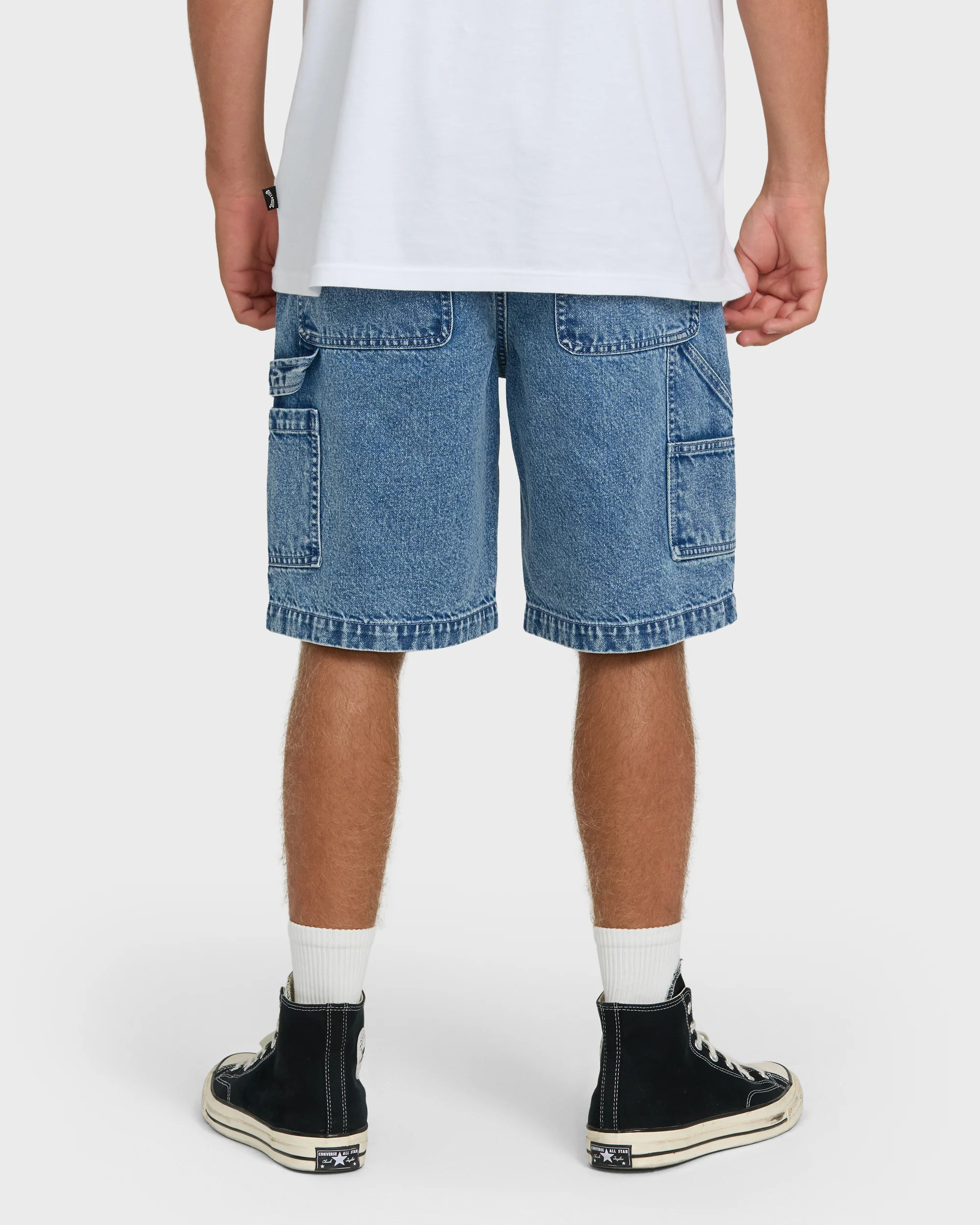 559-bad-dog-22-denim-shorts-faded-denim-2.webp Bad Dog 22" Denim Shorts - Faded Denim
