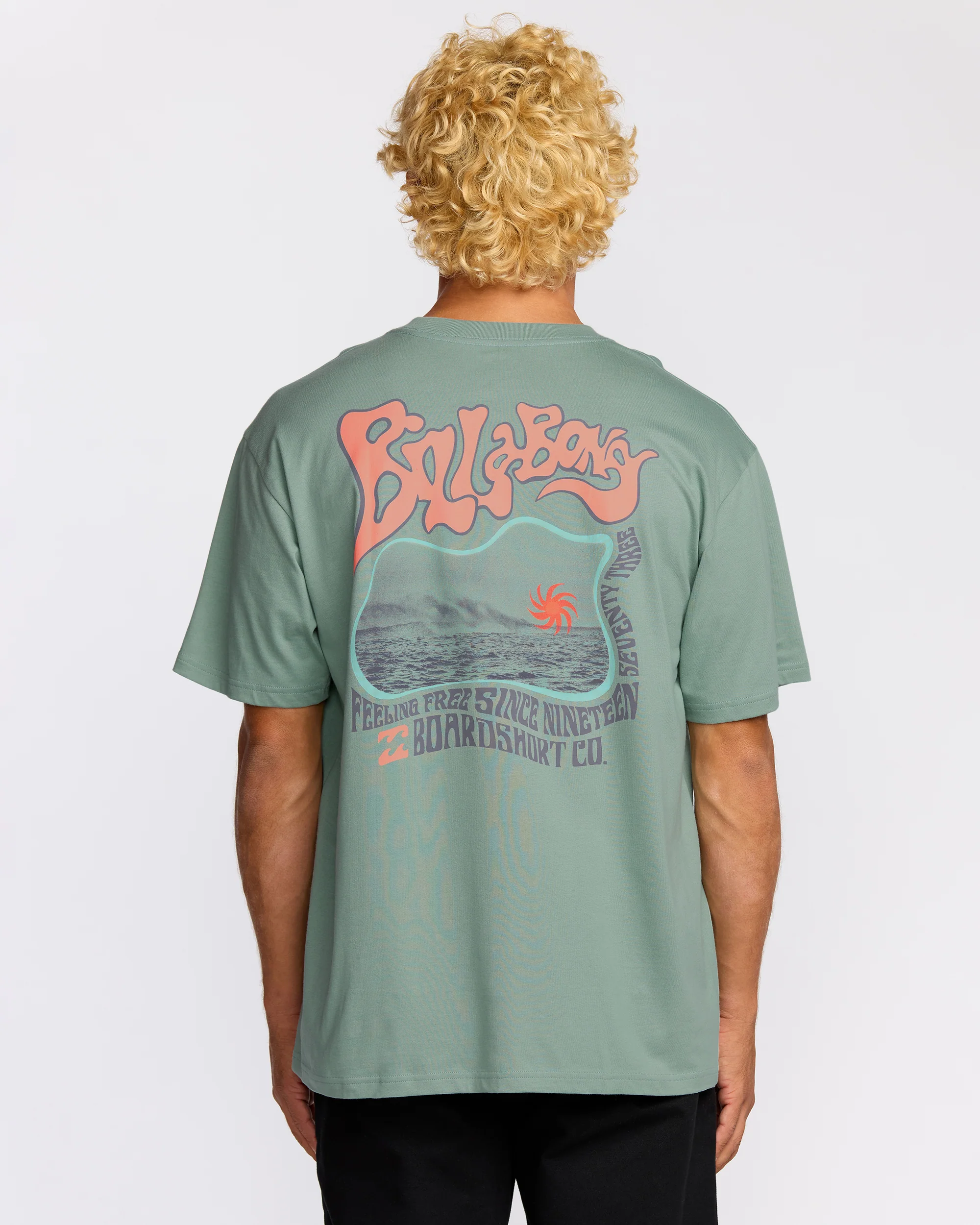 Morning Haze Regular Short Sleeve T-Shirt - Mineral Blue