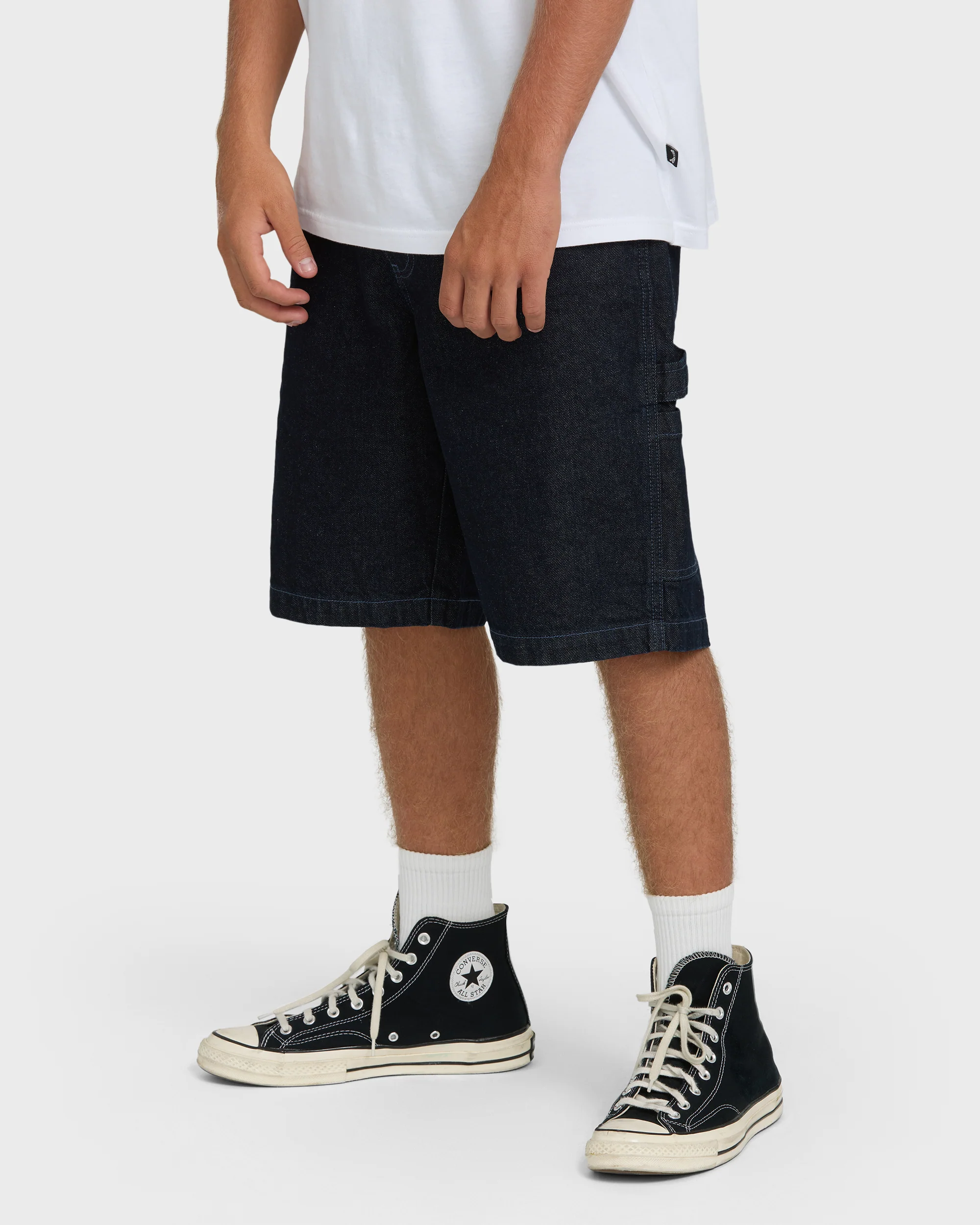 Bad Dog 22" Denim Shorts - Dark Denim