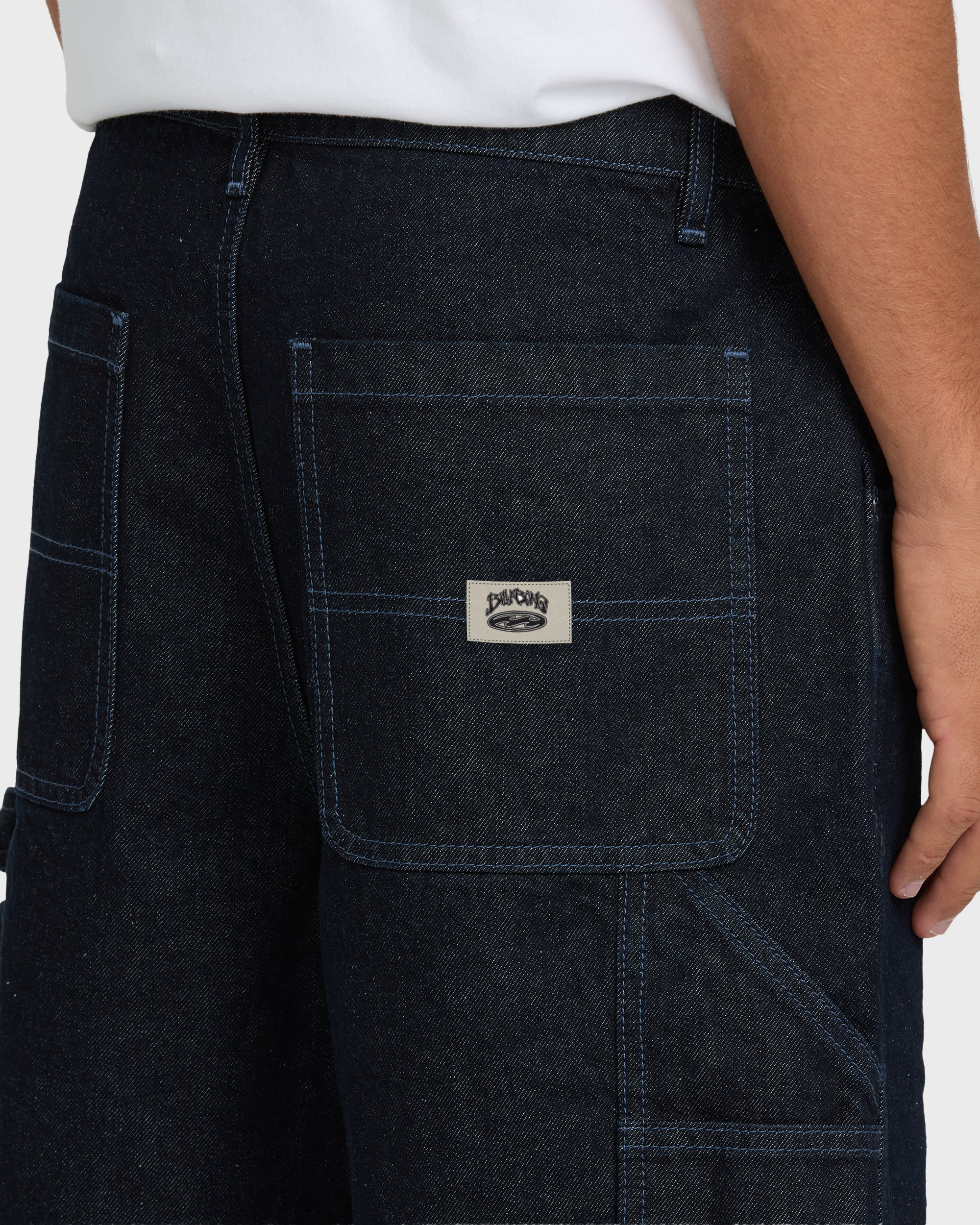 Bad Dog 22" Denim Shorts - Dark Denim