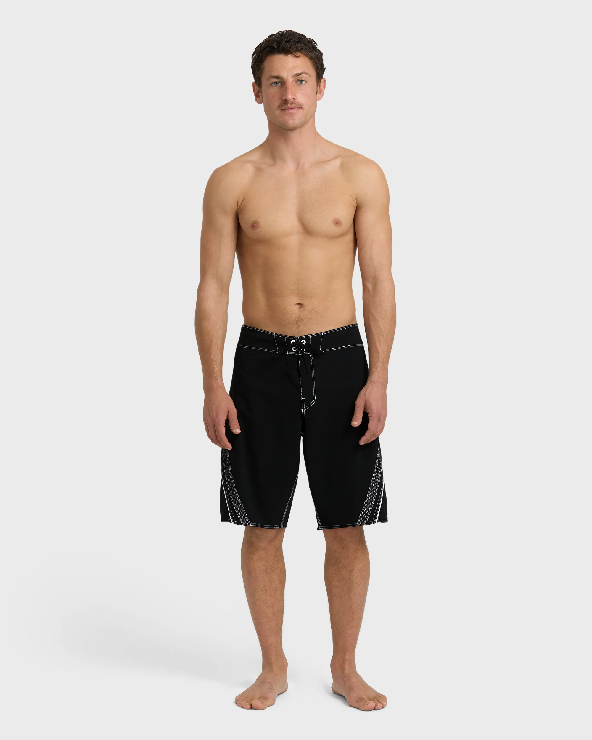 Fluid 2K Pro Performance 21" Boardshorts - Black White