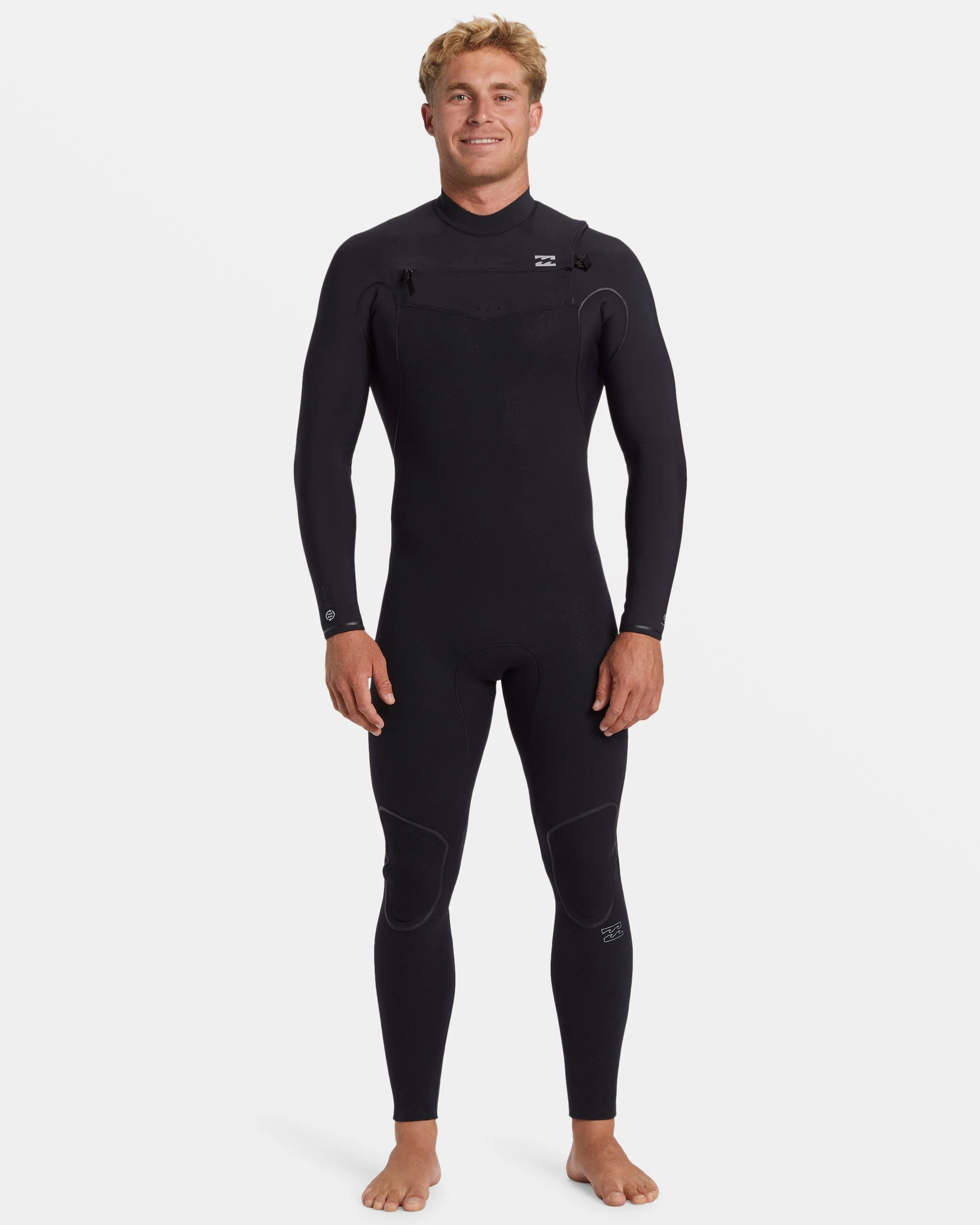 3/2mm Furnace Natural Upcycler GBS Chest Zip Wetsuit - Black