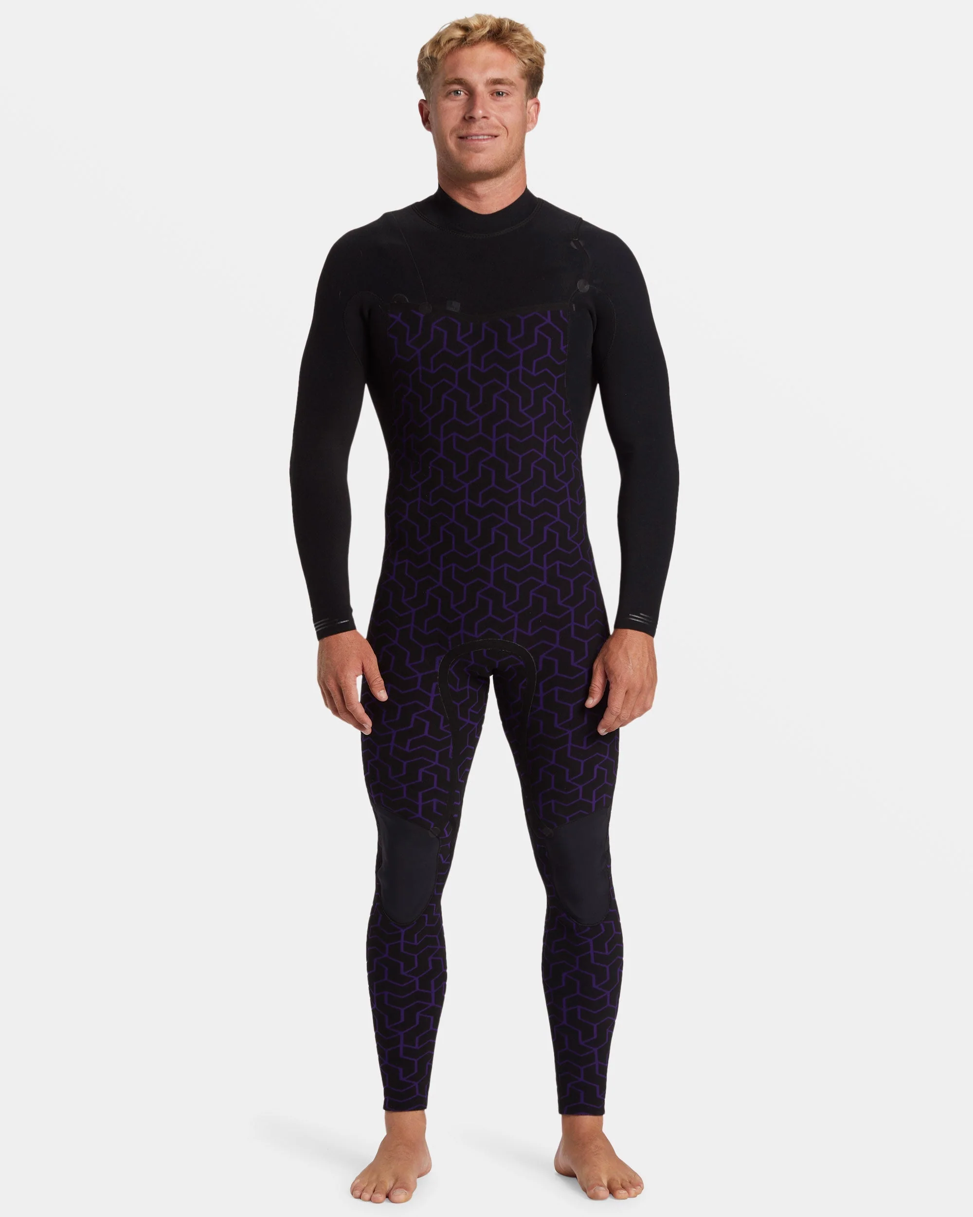 3/2mm Furnace Natural Upcycler GBS Chest Zip Wetsuit - Black