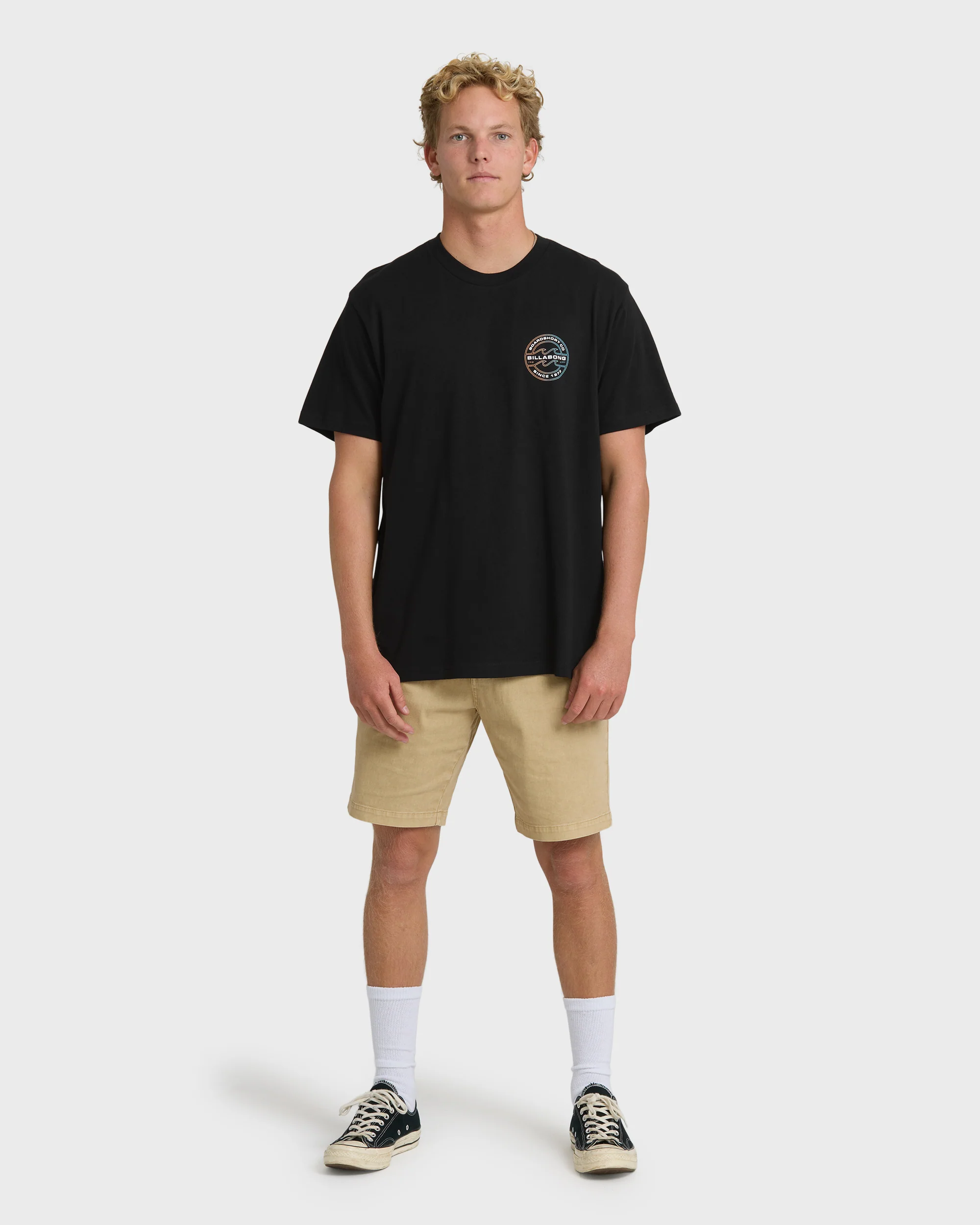 Hollow Premium Short Sleeve T-Shirt - Black