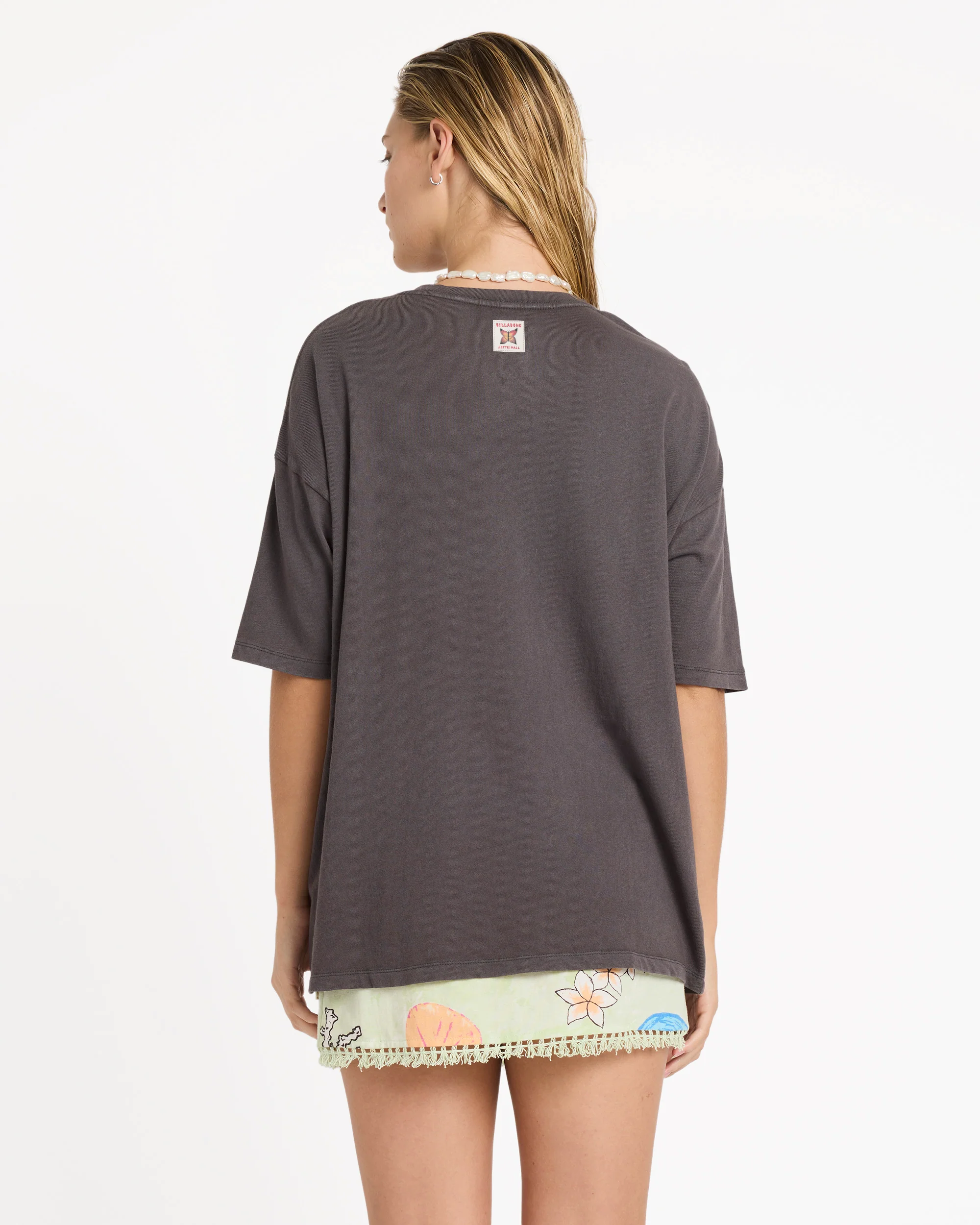 Lottie Hall Short Sleeve T-Shirt - Off Black