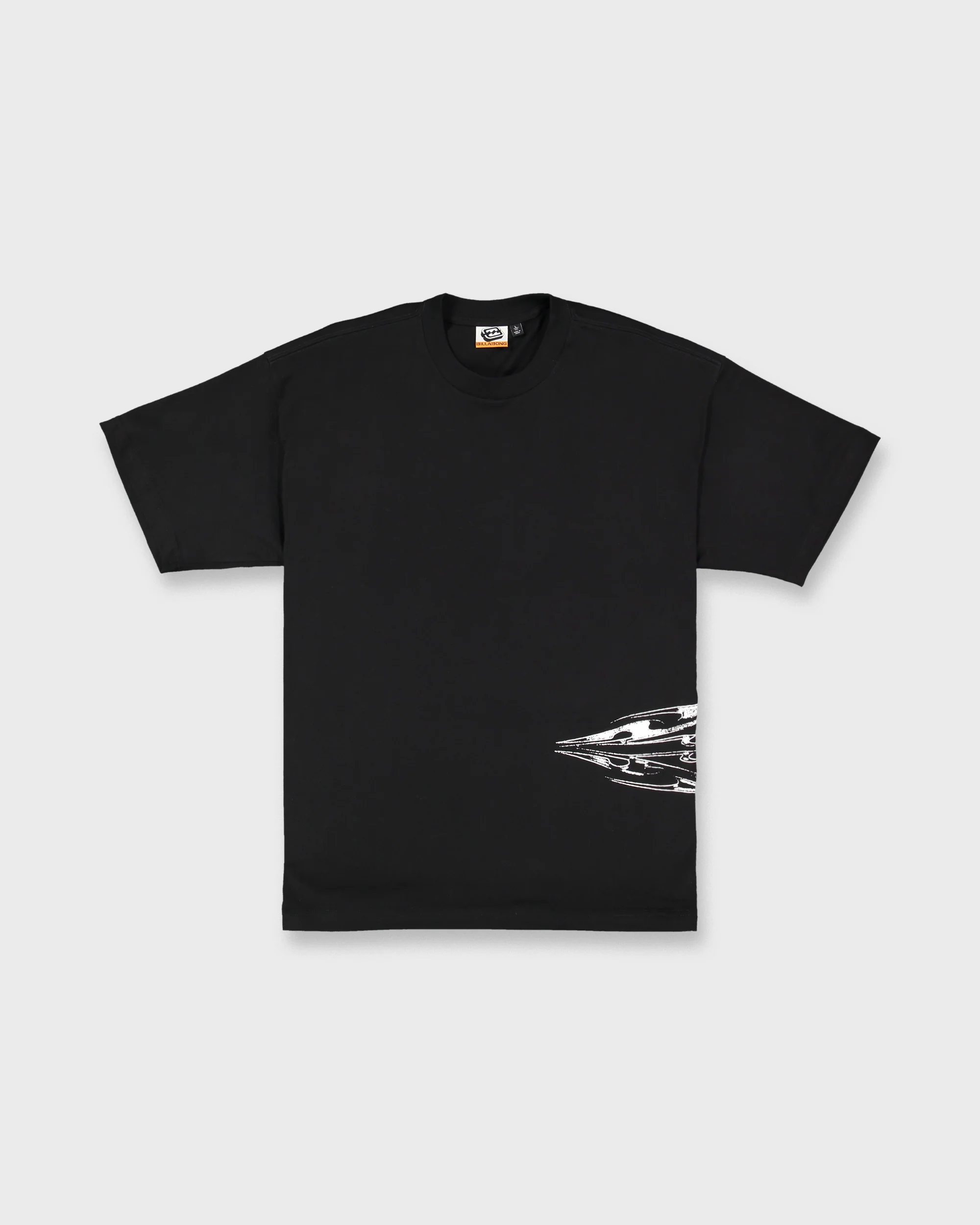 Chrome Diamond Short Sleeve Knit T-Shirt - Black
