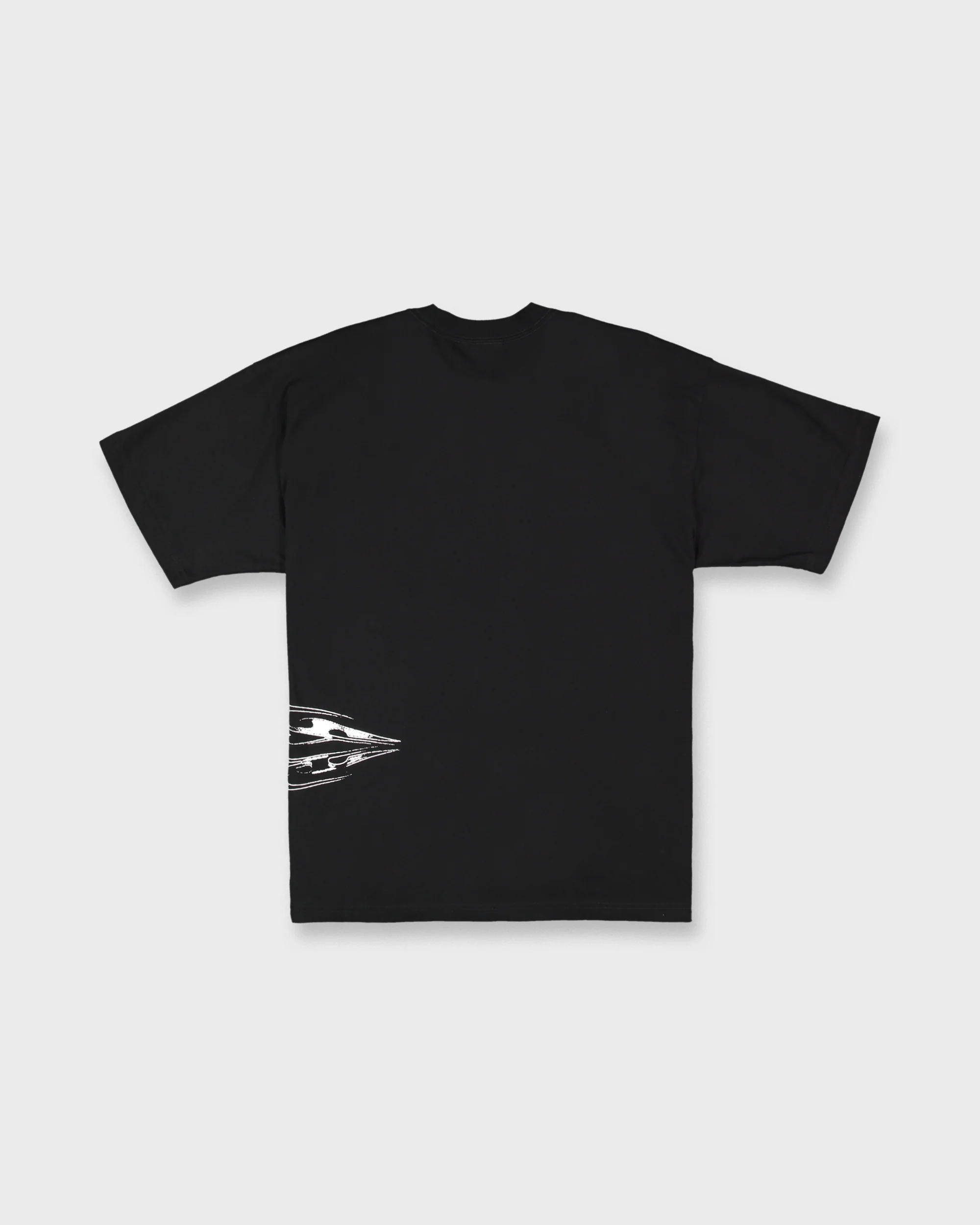 Chrome Diamond Short Sleeve Knit T-Shirt - Black