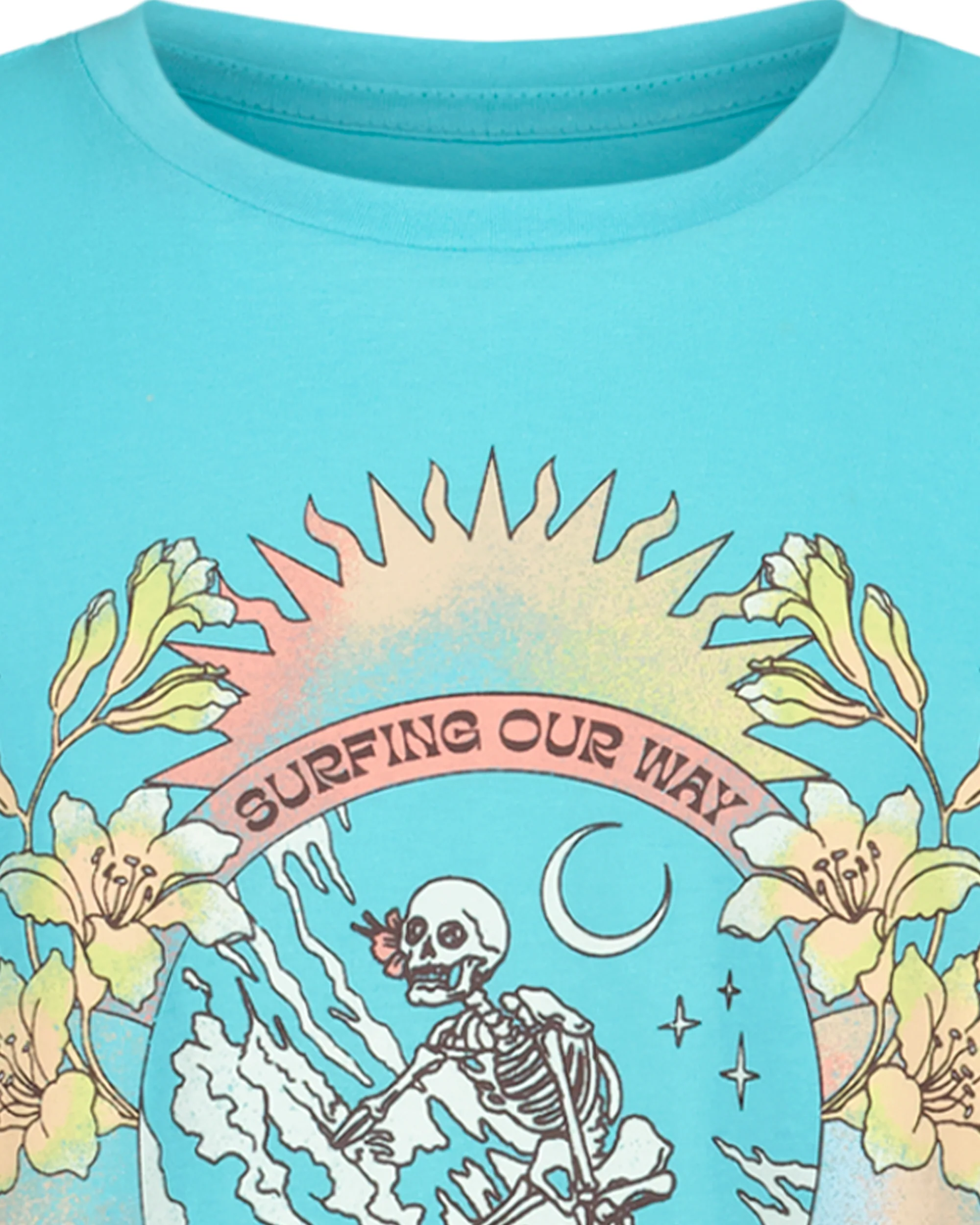 Girls Surfing Oversized T-Shirt