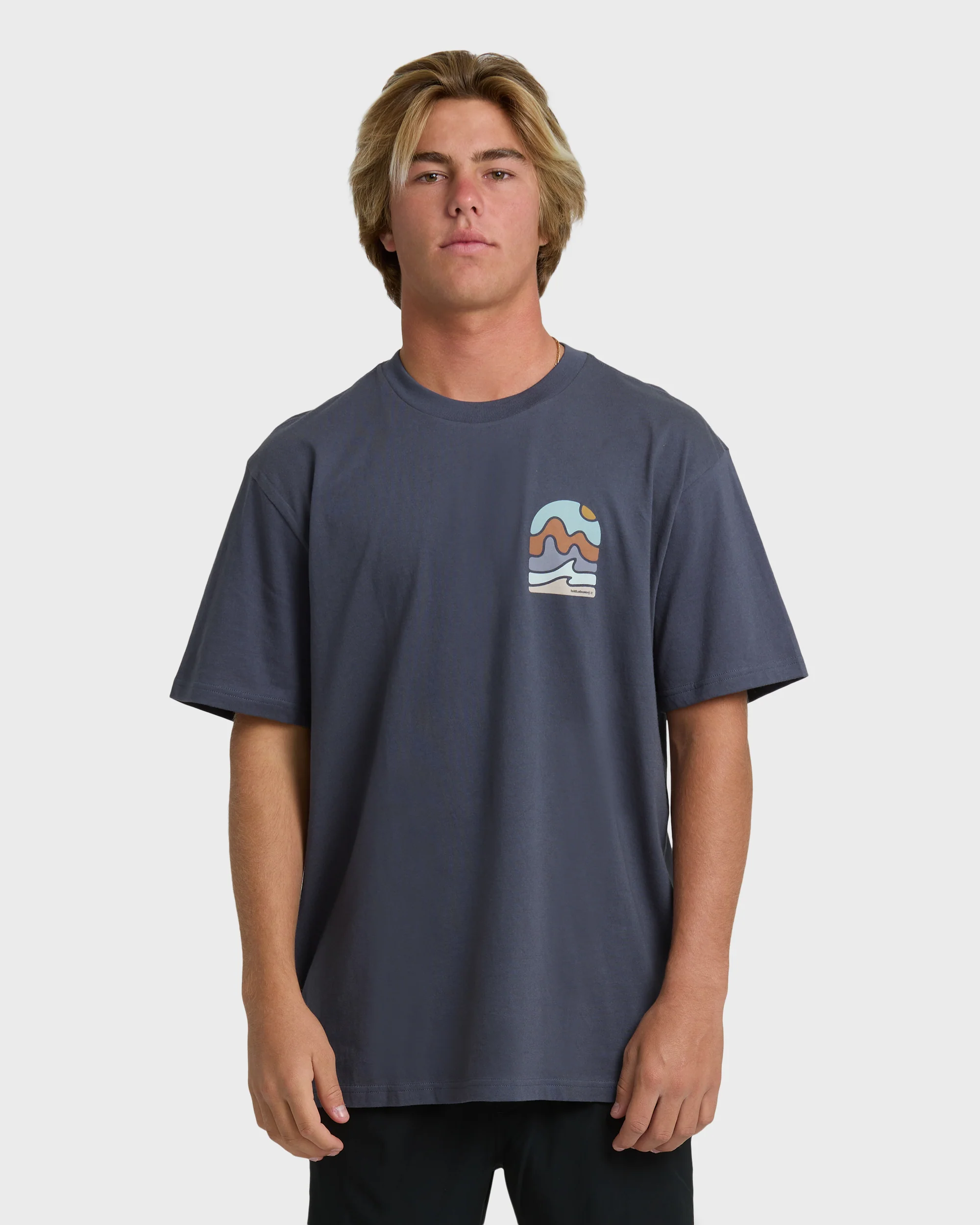 Sun Down Adiv Premium Short Sleeve T-Shirt - Graystone