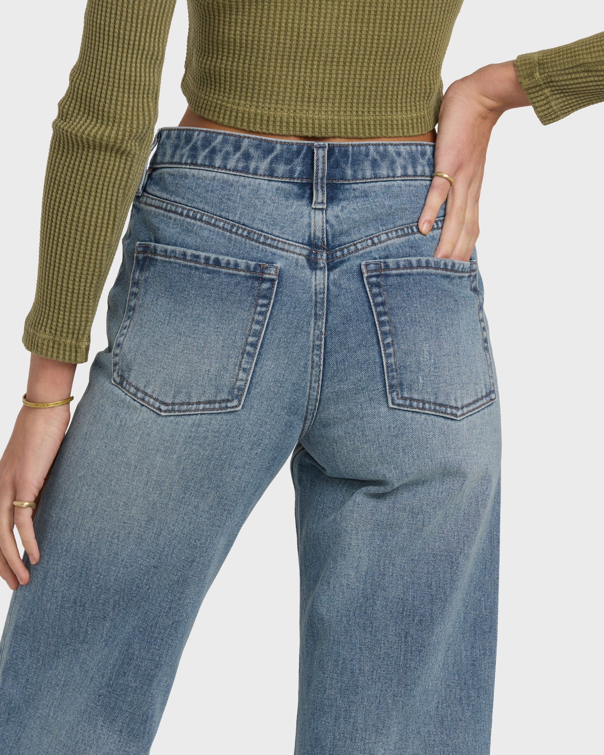 6263-free-fall-high-waist-denim-flare-pants-atlantic-deep-7.jpg Free Fall High-Waist Denim Flare Pants - Atlantic Deep