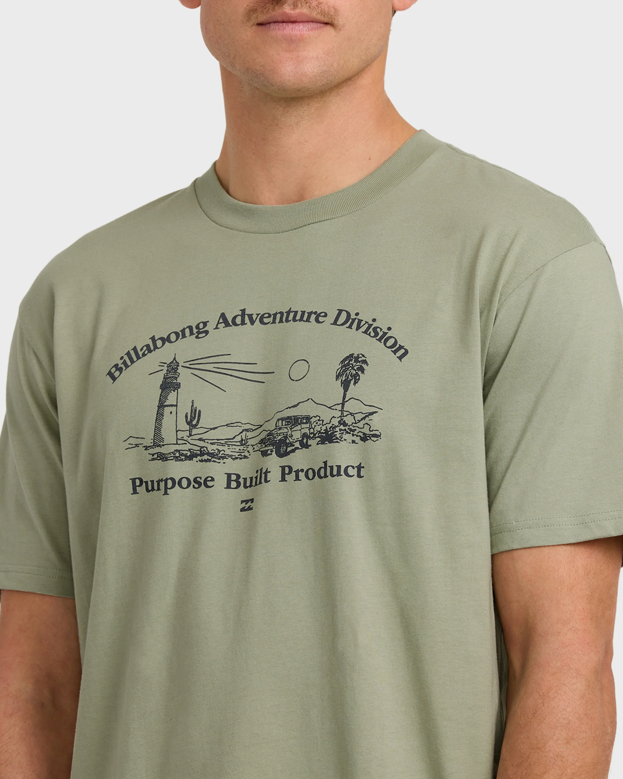 A/Div Scenic Route Short Sleeve T-Shirt - Seagrass