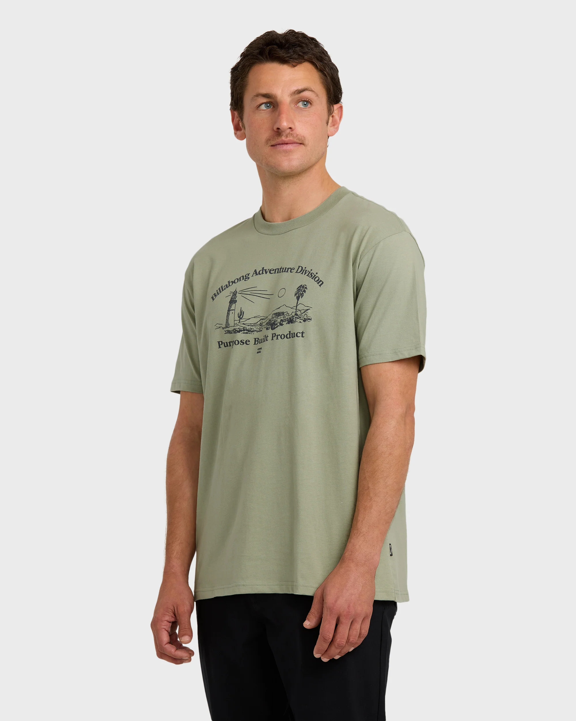 A/Div Scenic Route Short Sleeve T-Shirt - Seagrass