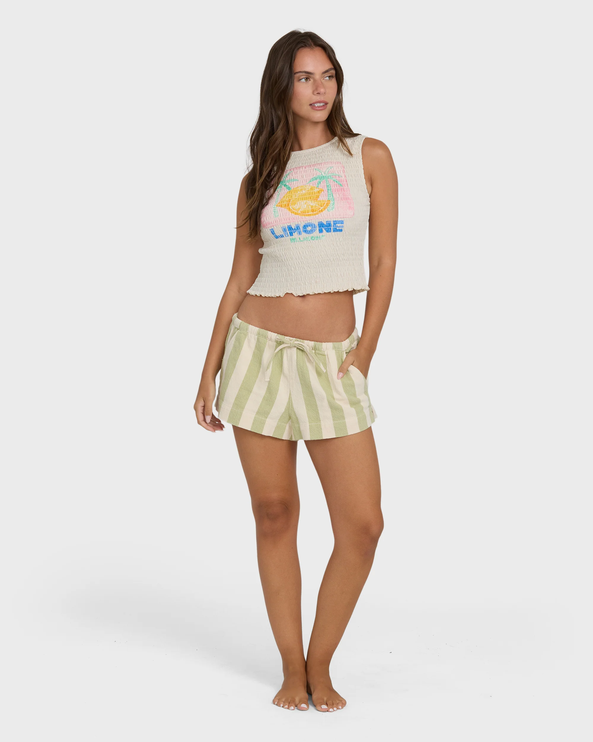 Club Beach Tank Top - White Cap