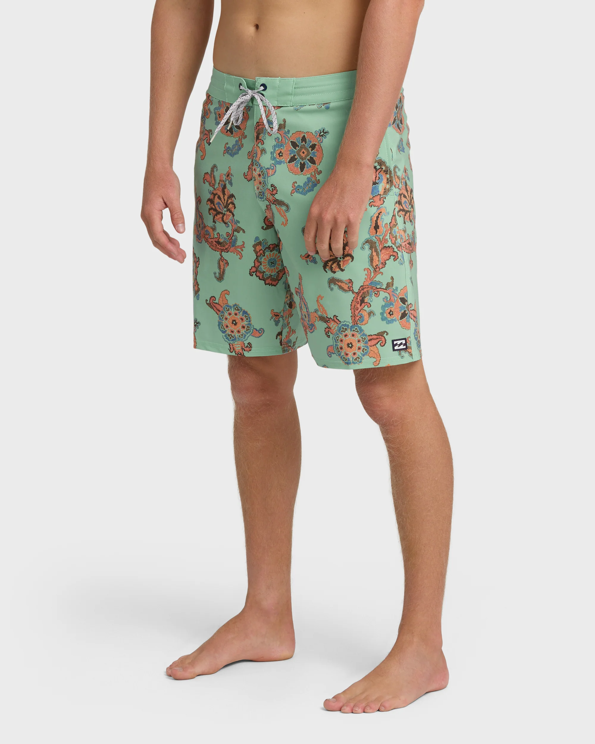 Sundays Lo Tide 18" Boardshorts - Granite Green Multi - Granite Green