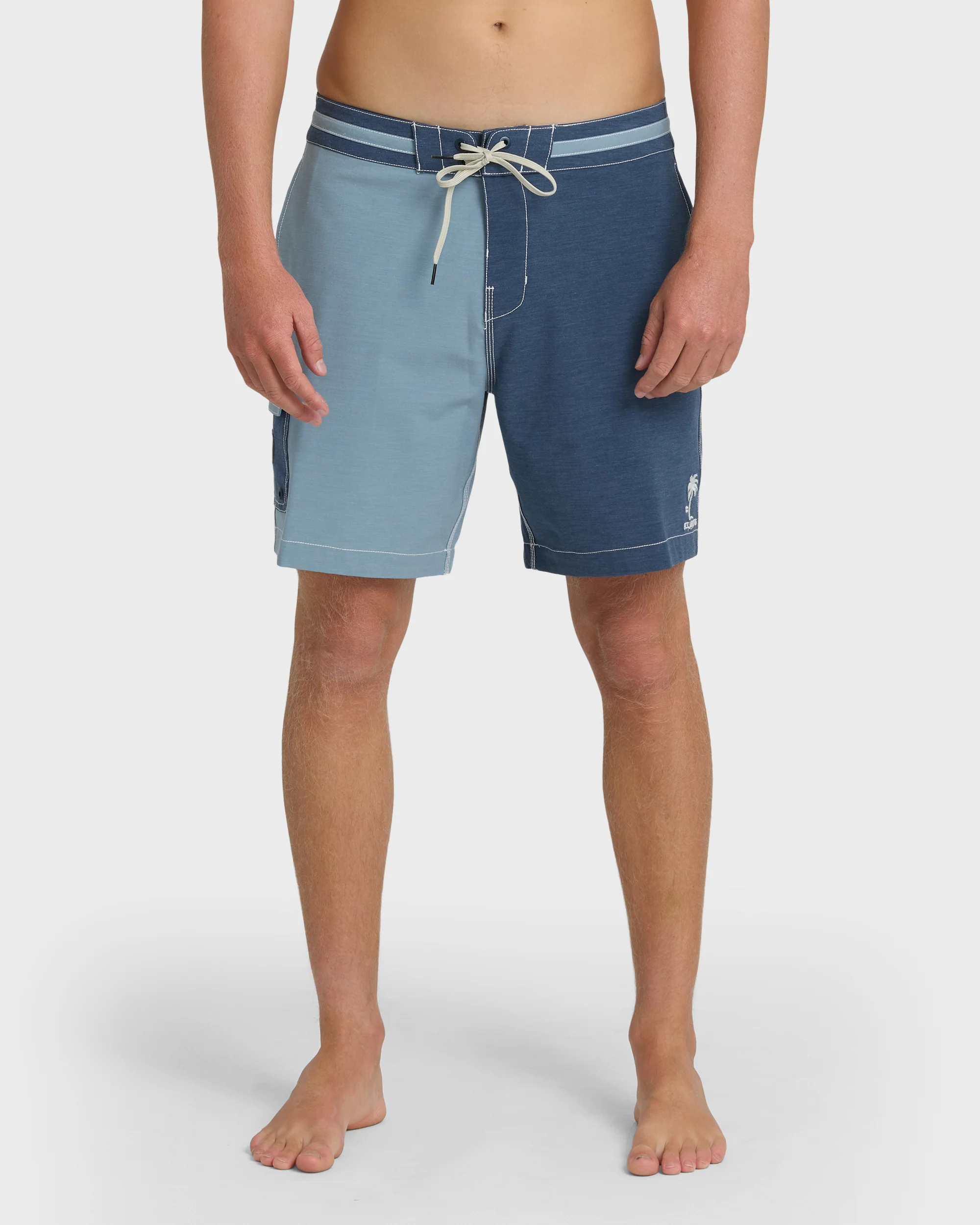Sunset Lo Tide 19" Boardshorts - Blue Fog Multi - Blue Fog