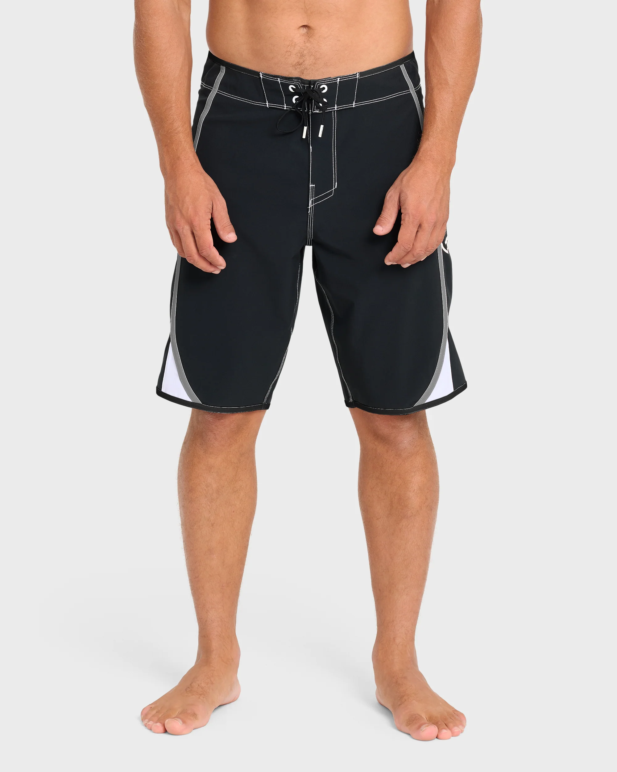 Dbah Bio Wave Pro 21" Boardshorts - Black/White - Black/White