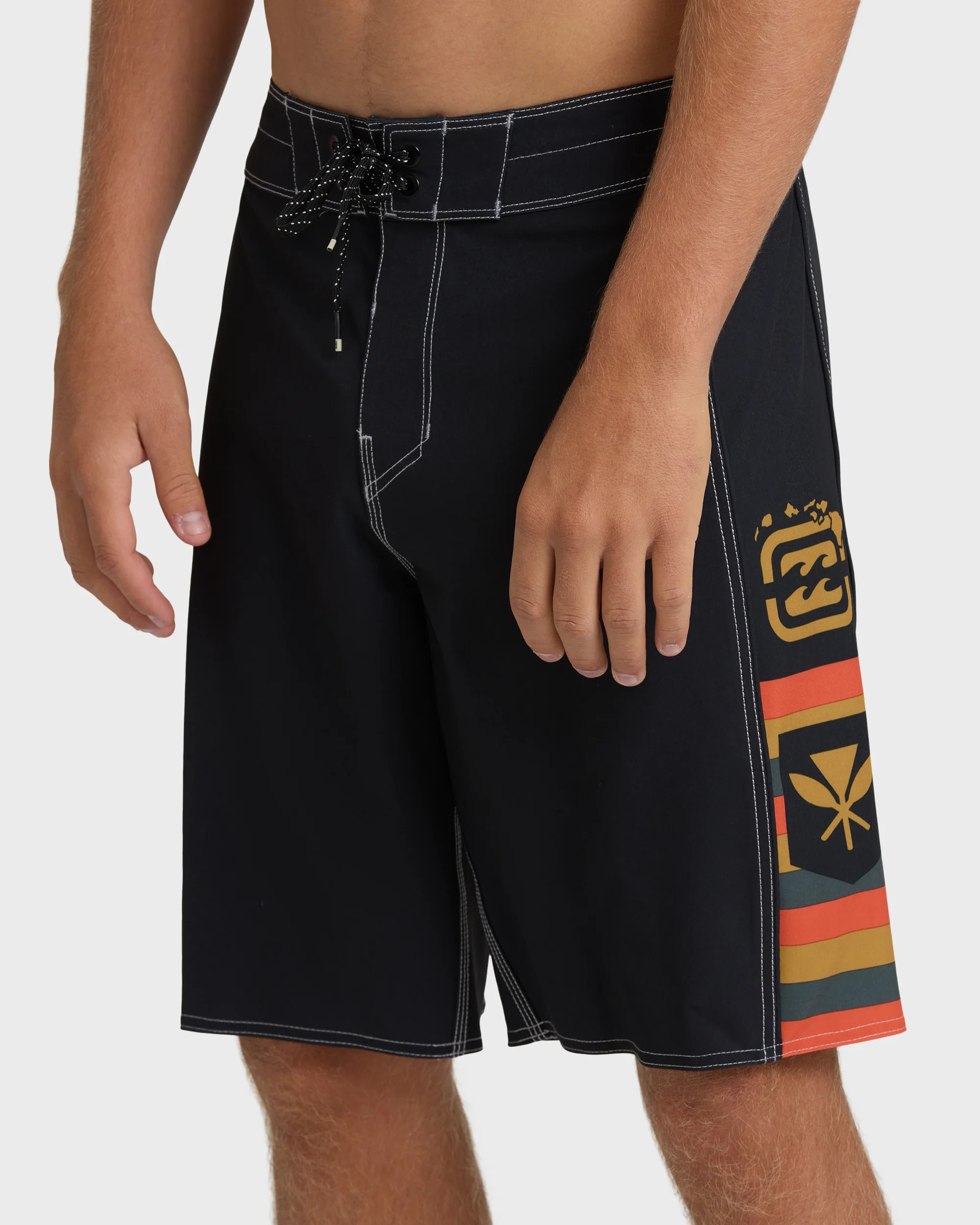 Dbah Hi 2.0 Pro 19" Boardshorts - Black - Black