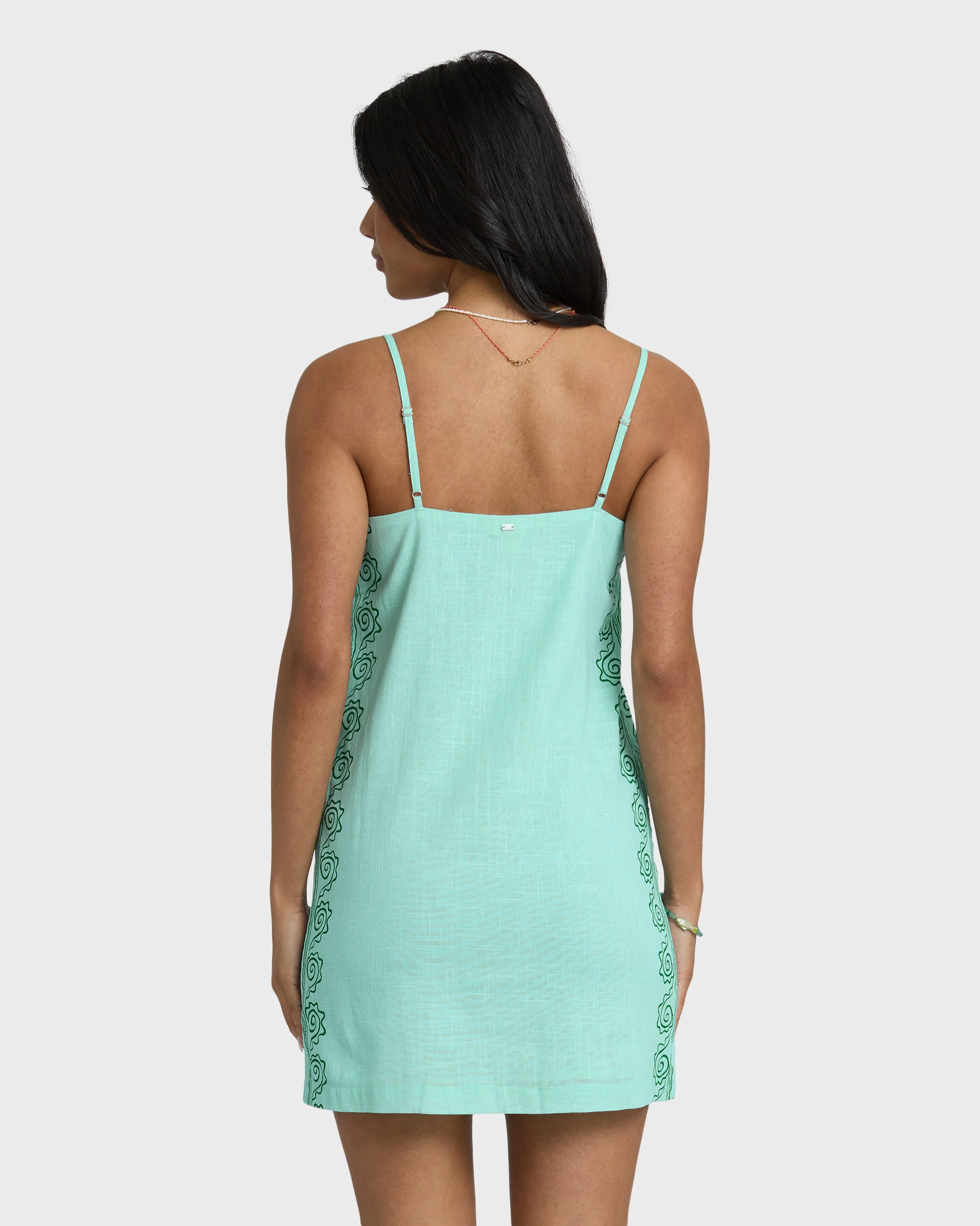 Sun Rays Mini Dress - Pool Blue