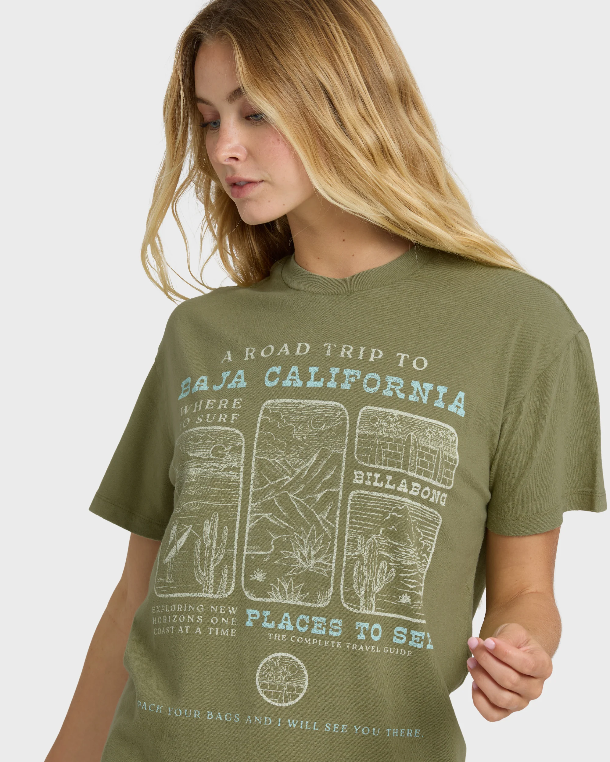 Flying To The Moon Short Sleeve T-Shirt - Dark Olive