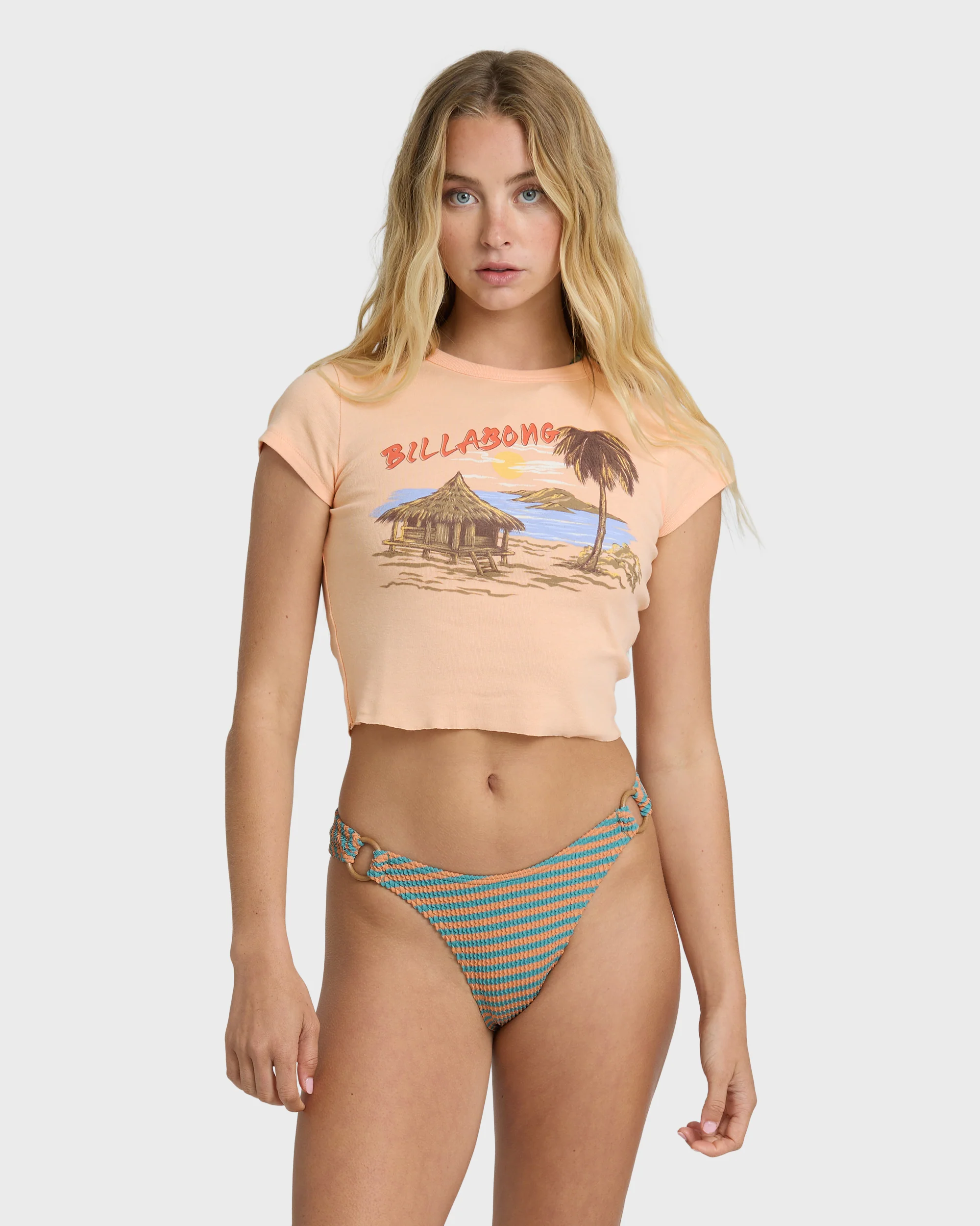 6889-for-the-view-short-sleeve-t-shirt-light-peach-3.webp For The View Short Sleeve T-Shirt - Light Peach