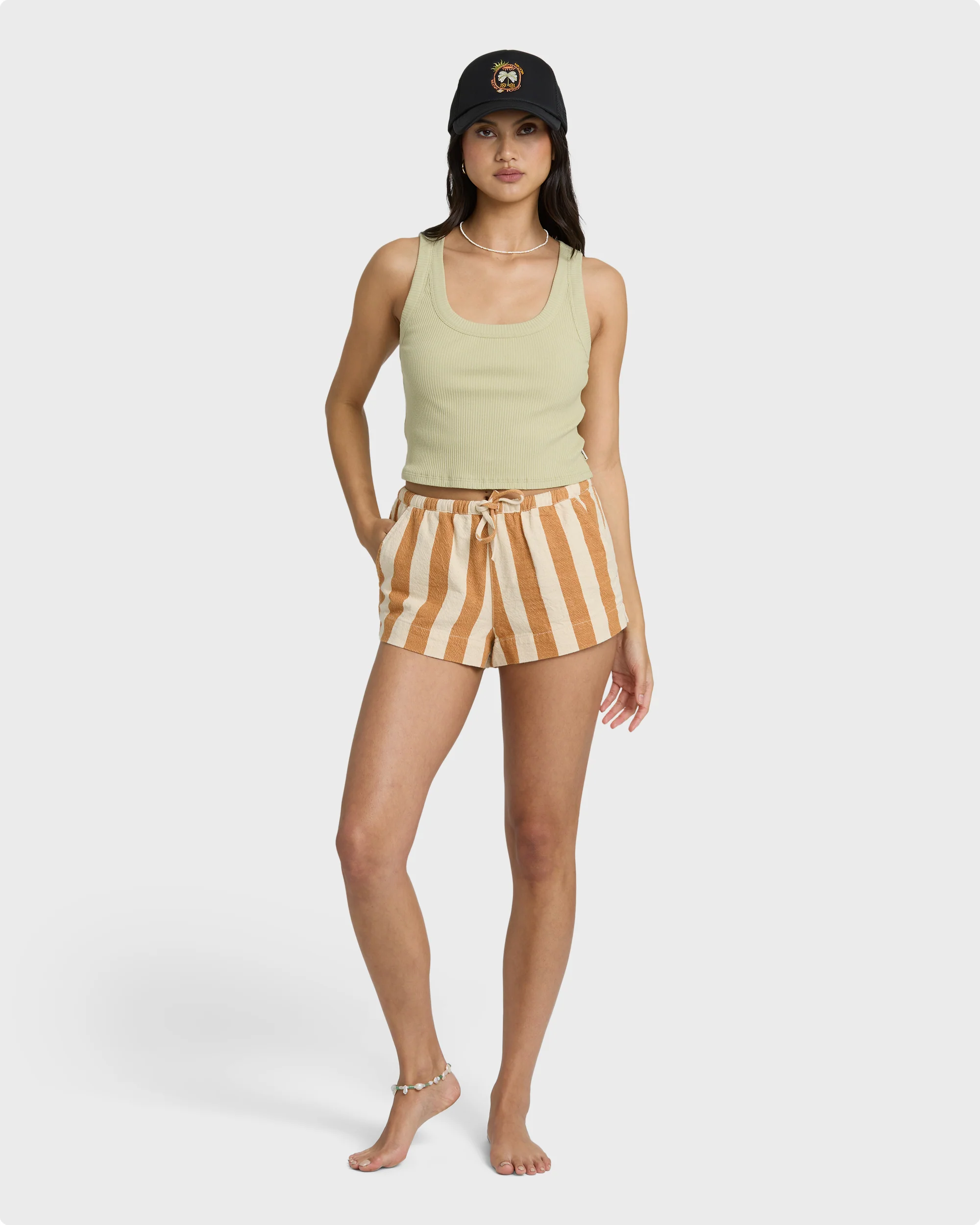 Low Tide Shorts - Caramel Cafe