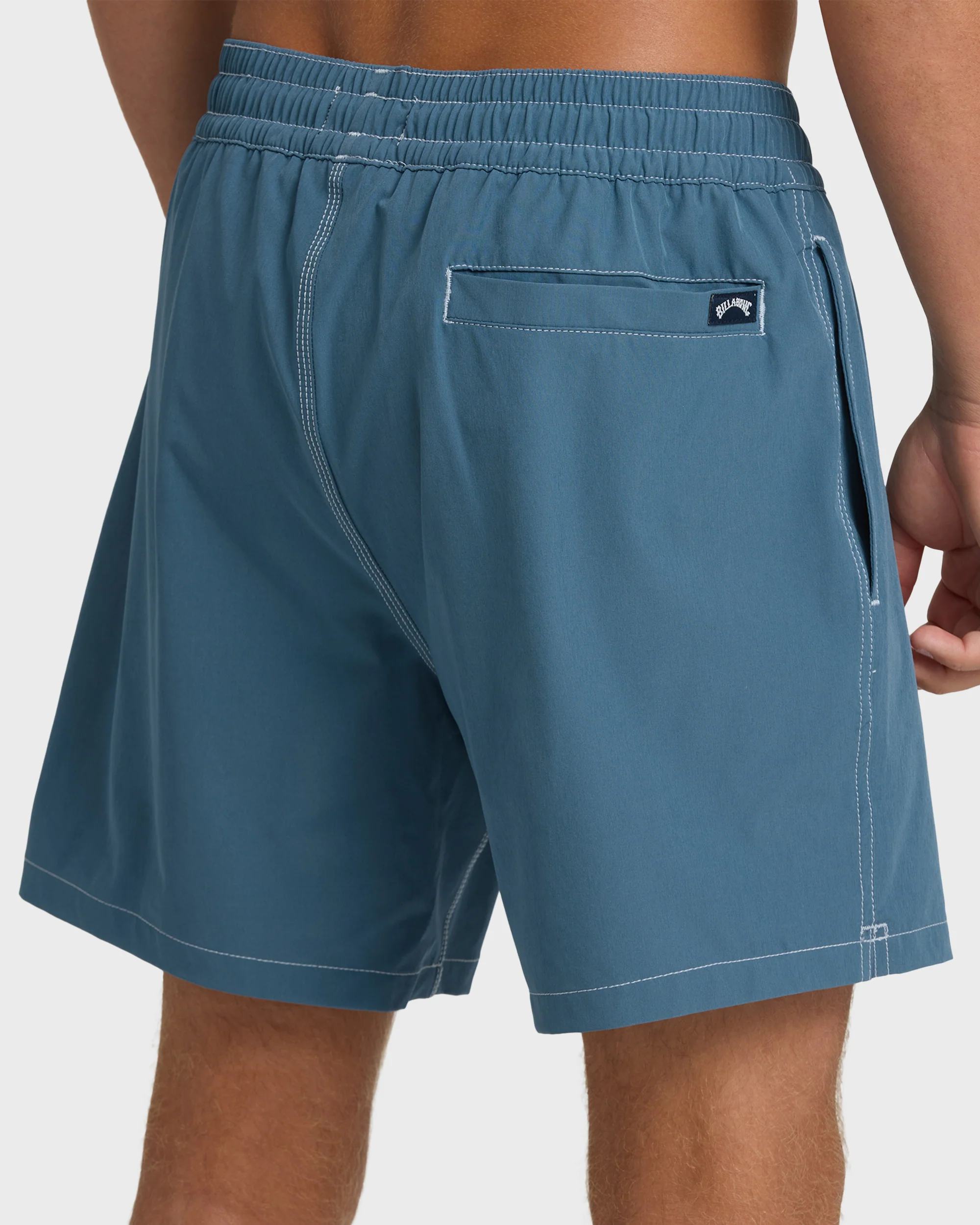 Lineup Solid Layback 16" Trunks - Real Teal