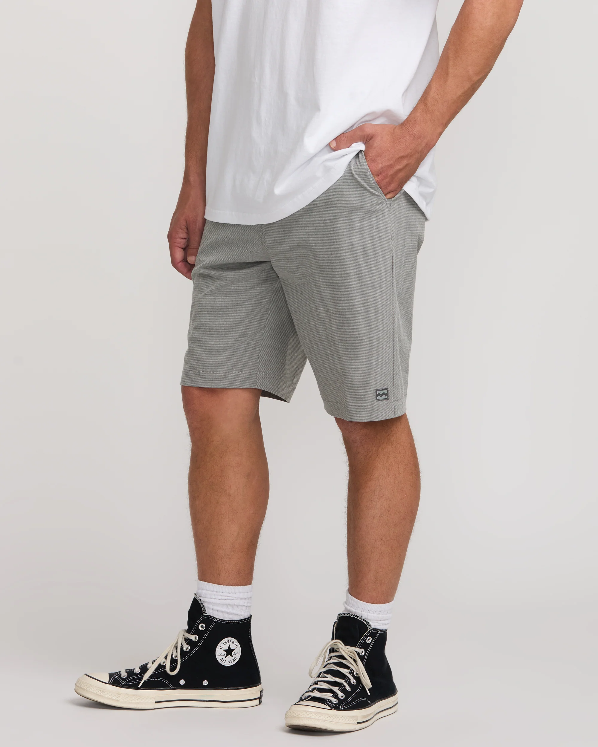 Crossfire Submersible 21" Hybrid Shorts - Gray