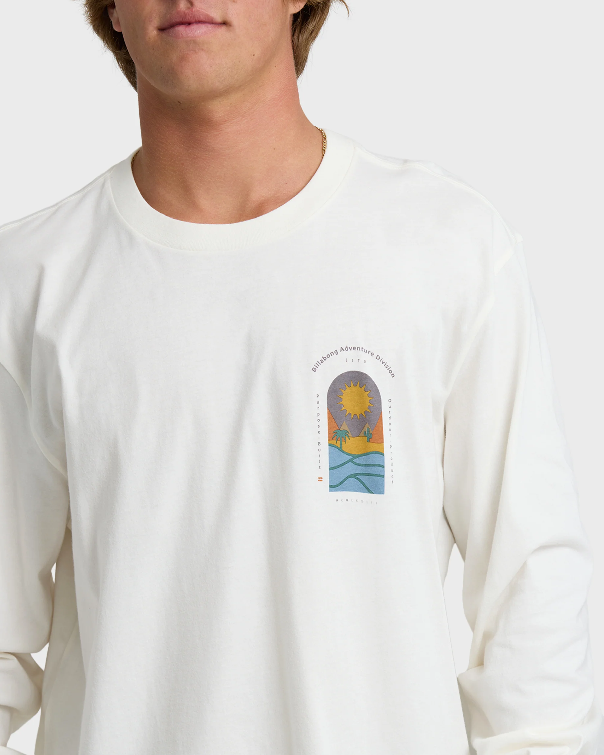 New View Adiv Premium Long Sleeve T-Shirt - Off White