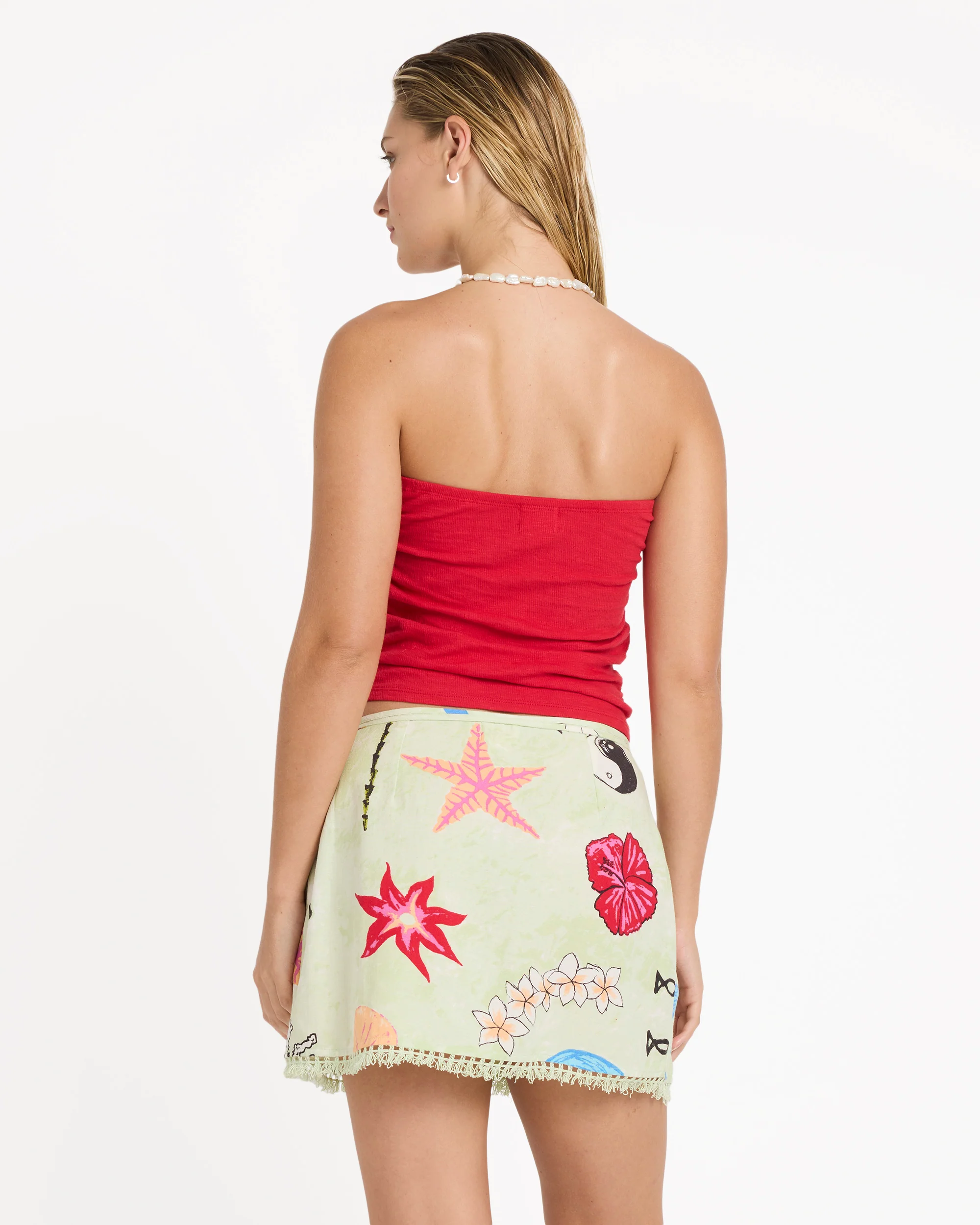 7116-lottie-hall-woven-mini-skirt-sunny-lime-4.webp Lottie Hall Woven Mini Skirt - Sunny Lime