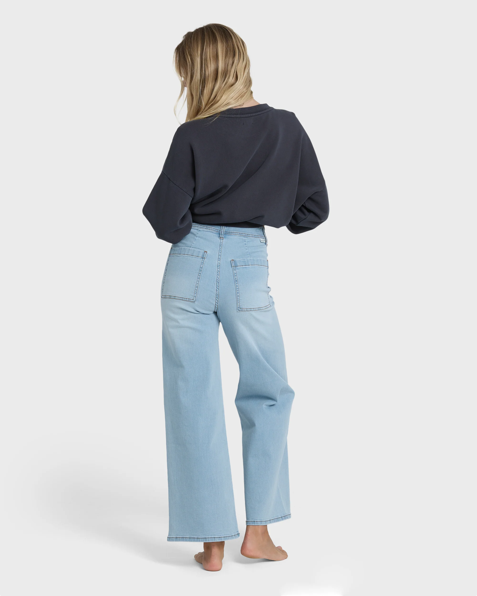 Free Fall Indigo Denim Pants - Surf Spray