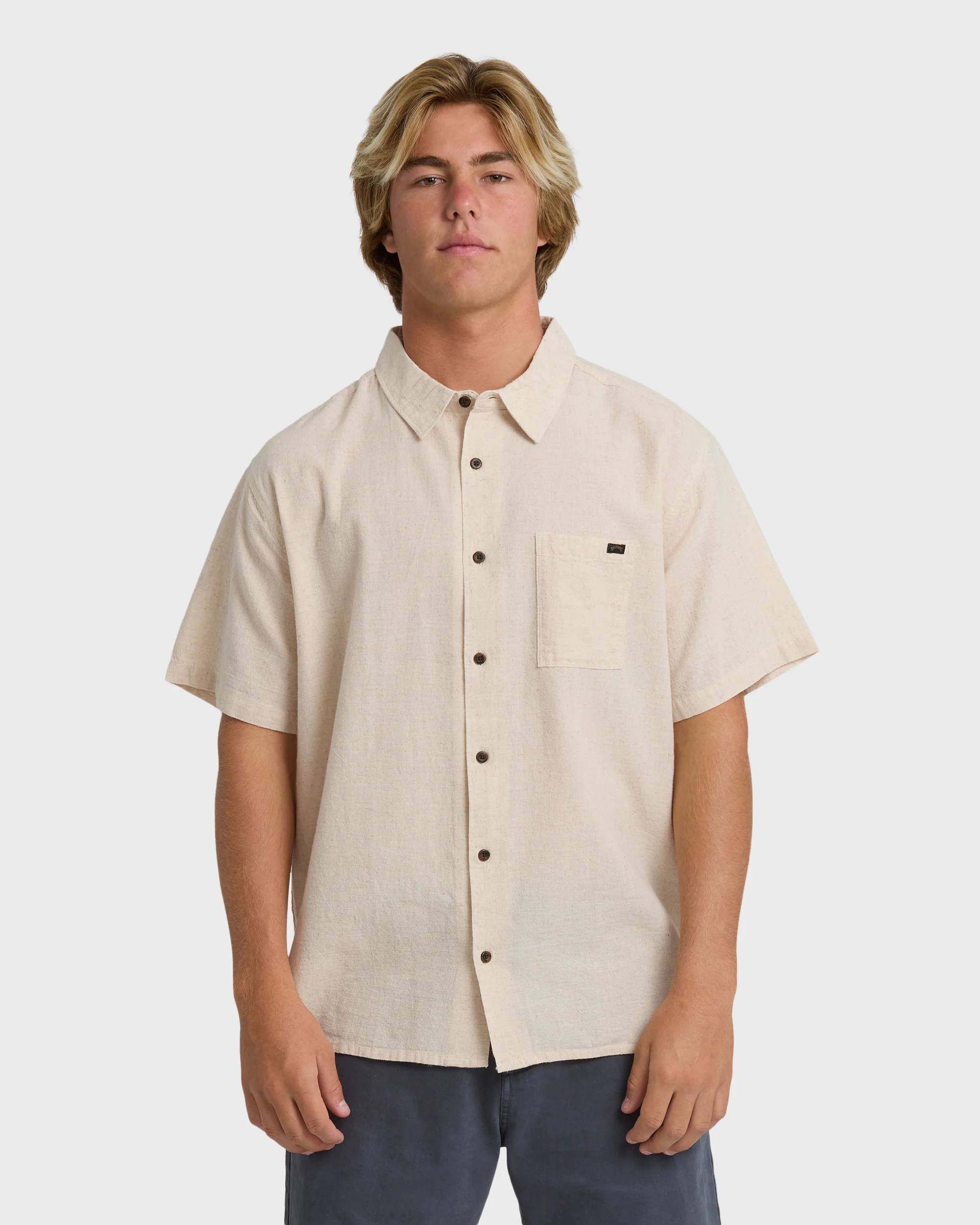 7218-victoria-short-sleeve-shirt-off-white-1.webp Victoria Short Sleeve Shirt - Off White