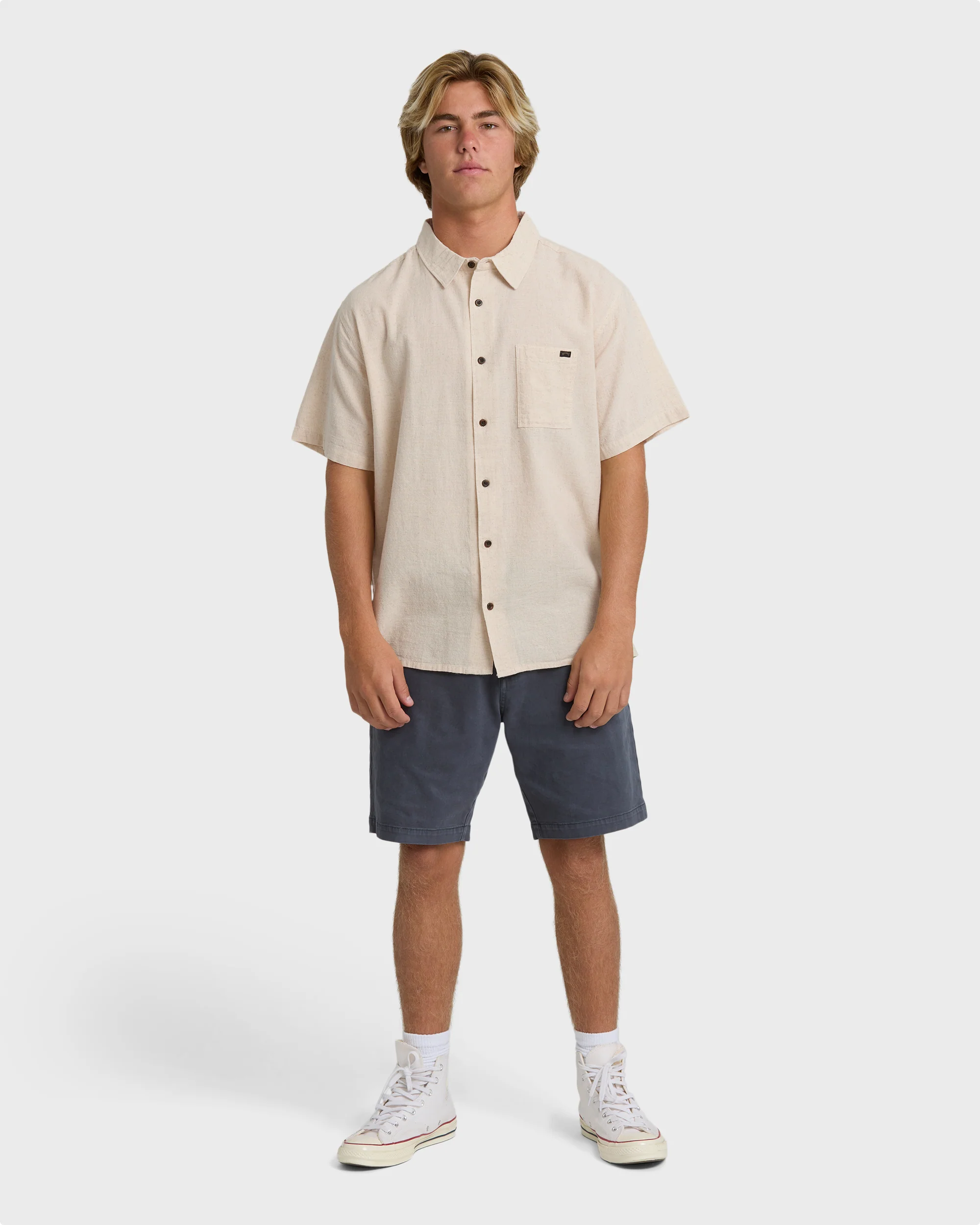 Victoria Short Sleeve Shirt - Off White