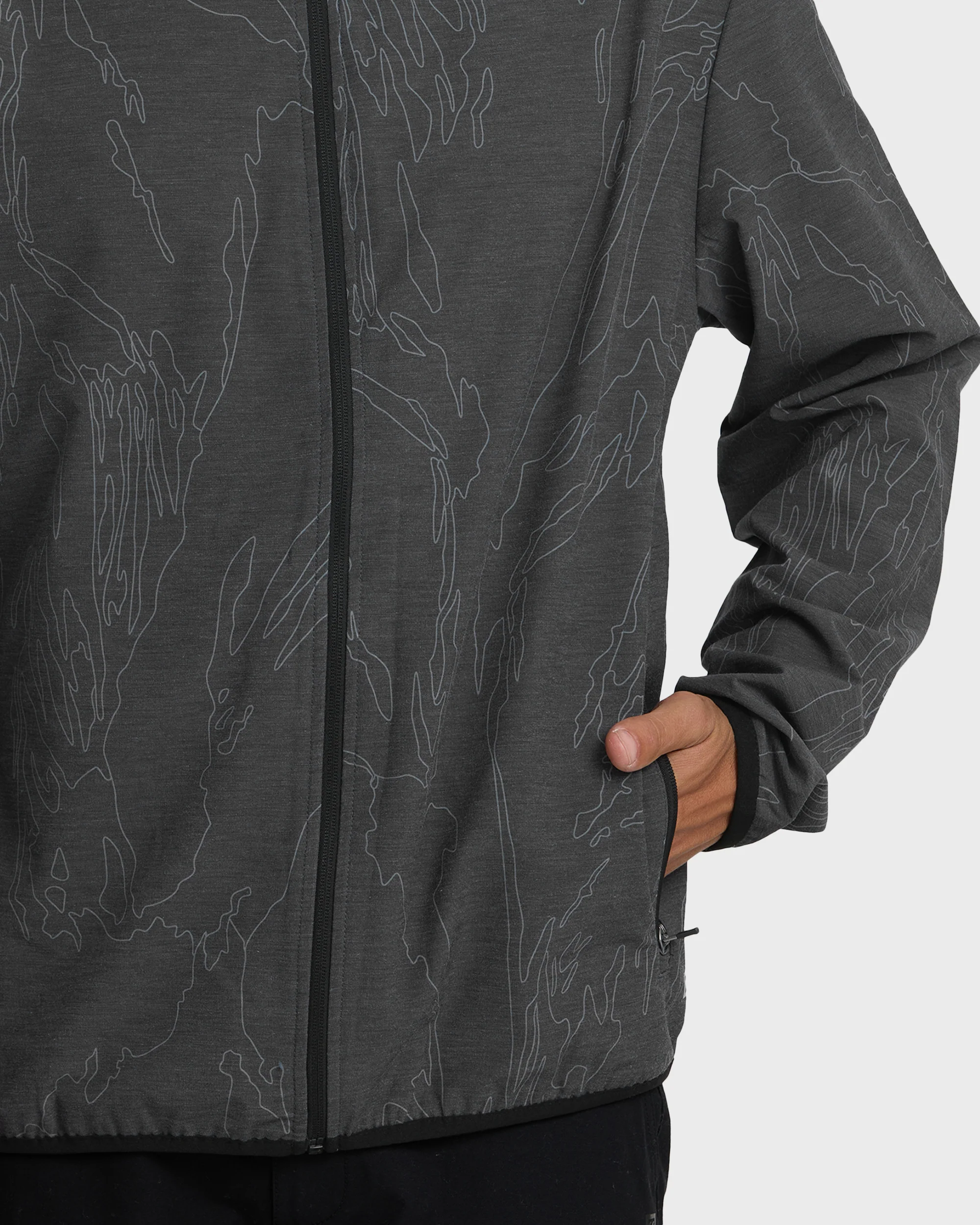 Transit Stretch Shell Jacket - Black Camo