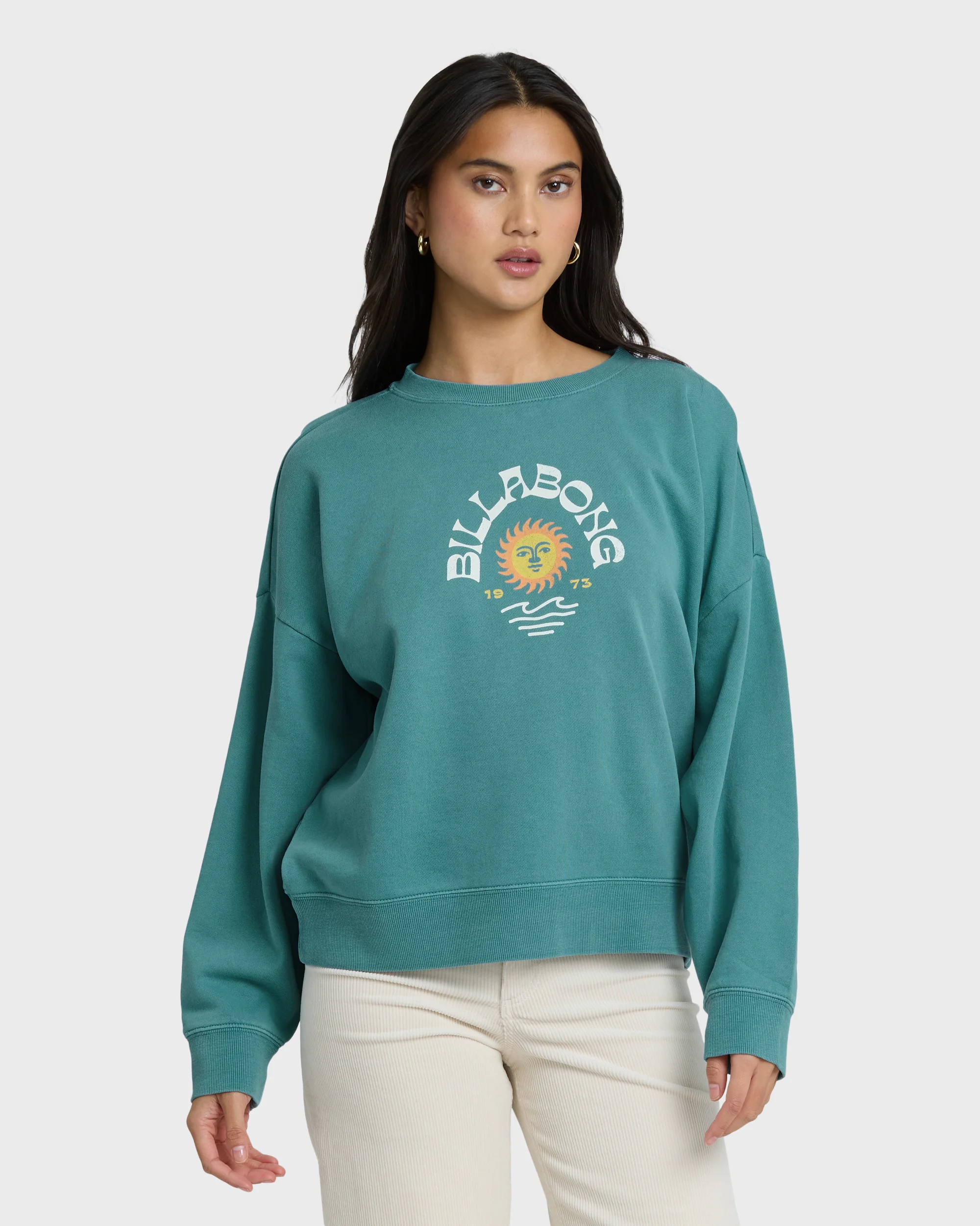 7260-echo-crewneck-sweatshirt-bay-blue-1.webp Echo Crewneck Sweatshirt - Bay Blue