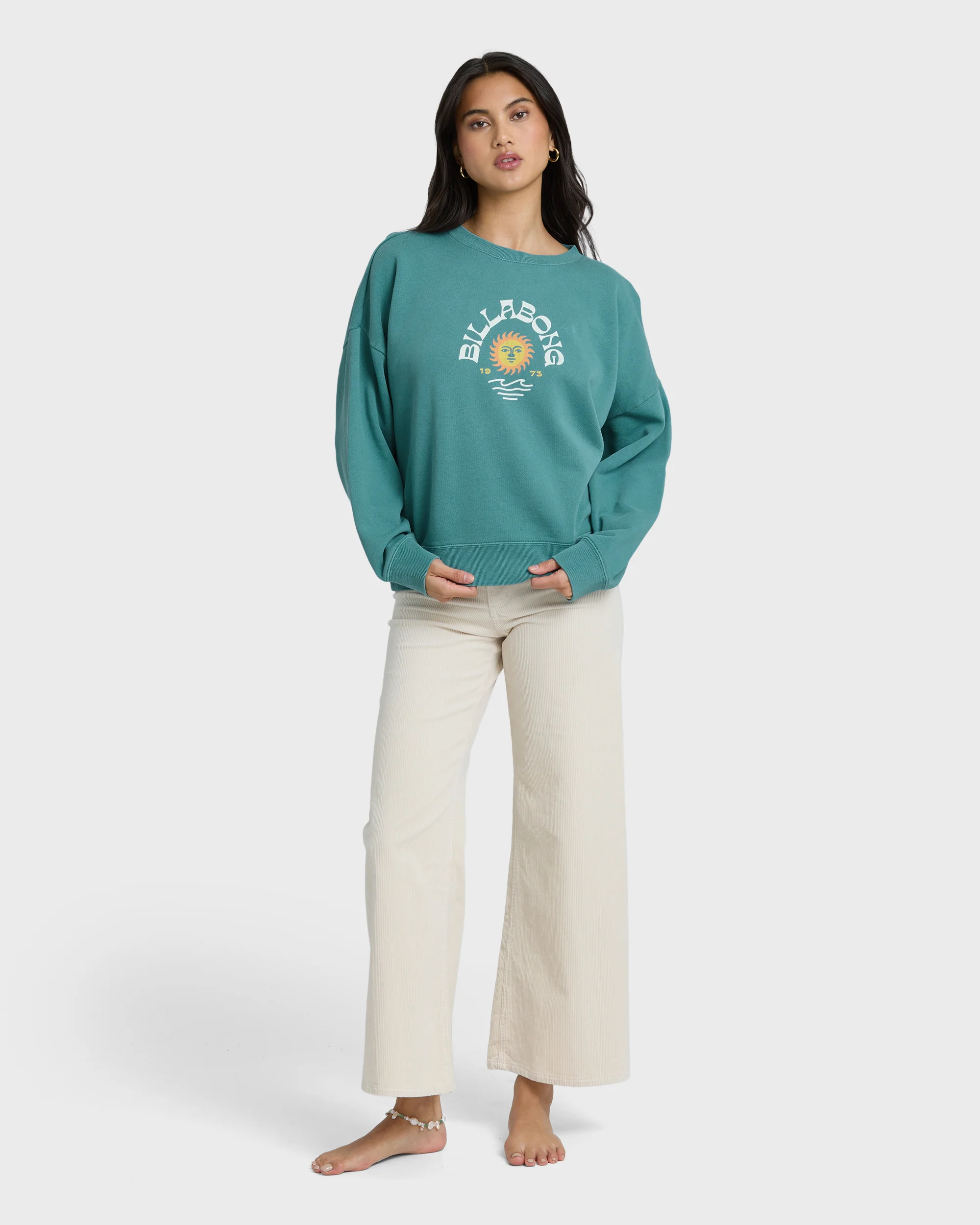 7260-echo-crewneck-sweatshirt-bay-blue-4.webp Echo Crewneck Sweatshirt - Bay Blue