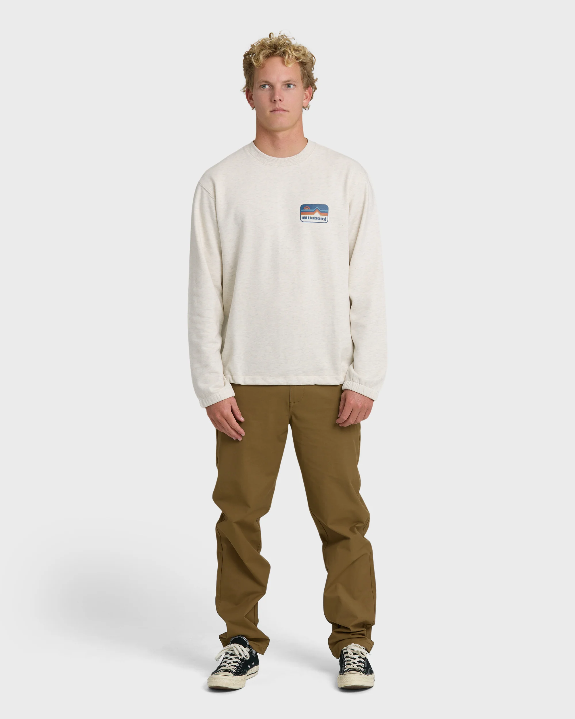 7364-compass-crewneck-sweatshirt-oatmeal-heather-4.webp Compass Crewneck Sweatshirt - Oatmeal Heather.