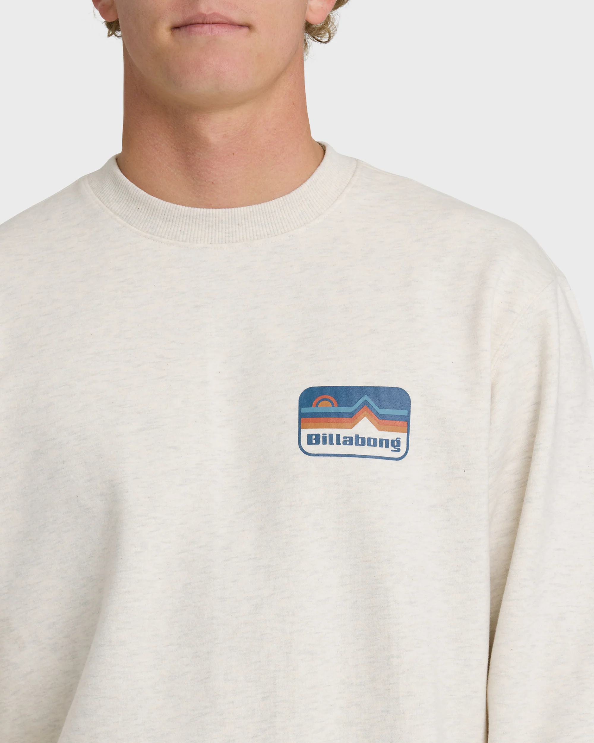 7364-compass-crewneck-sweatshirt-oatmeal-heather-5.webp Compass Crewneck Sweatshirt - Oatmeal Heather.