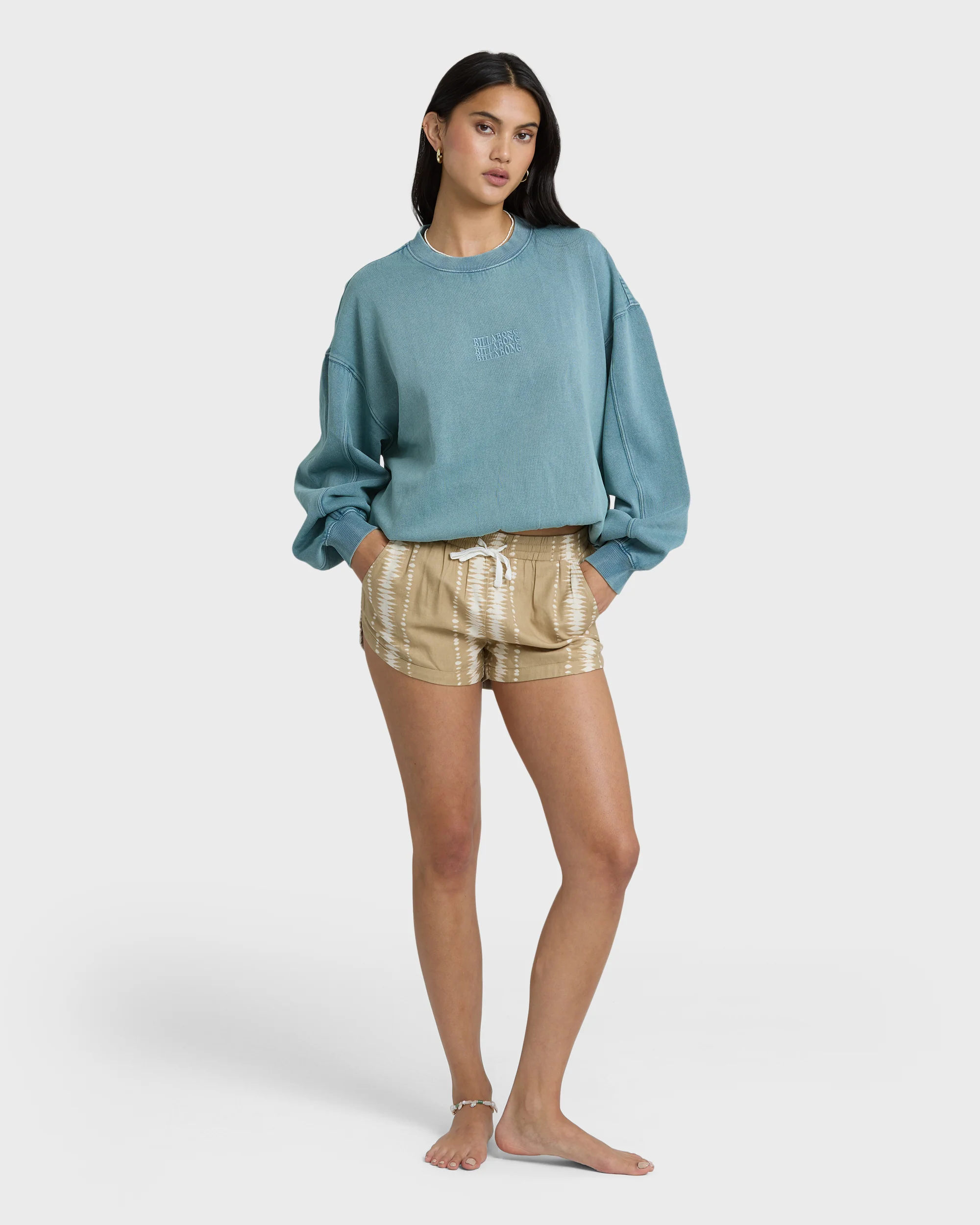 7370-road-trippin-print-shorts-stone-4.webp Road Trippin Print Shorts - Stone
