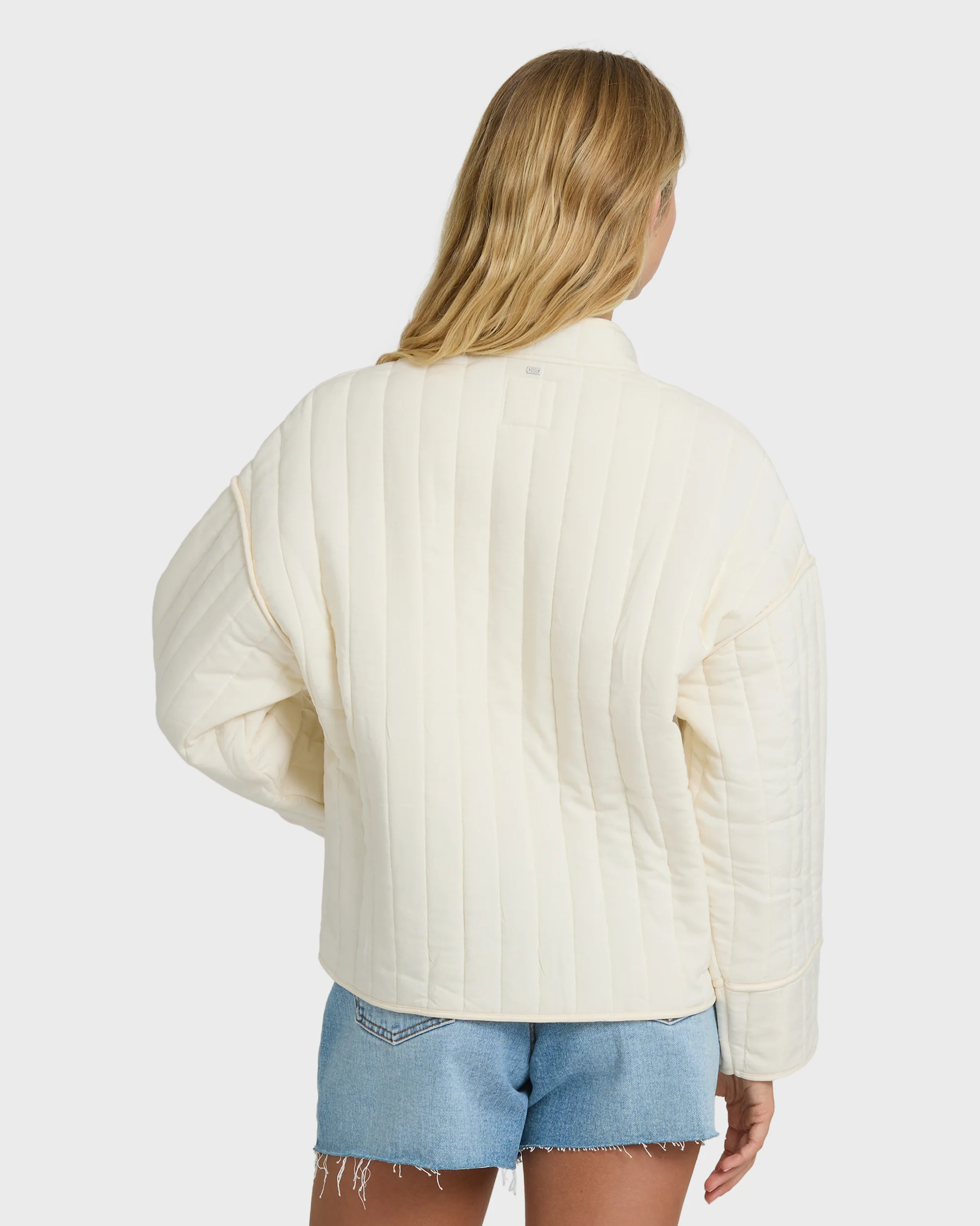 Folk Story 2 Quilted Jacket - White Cap