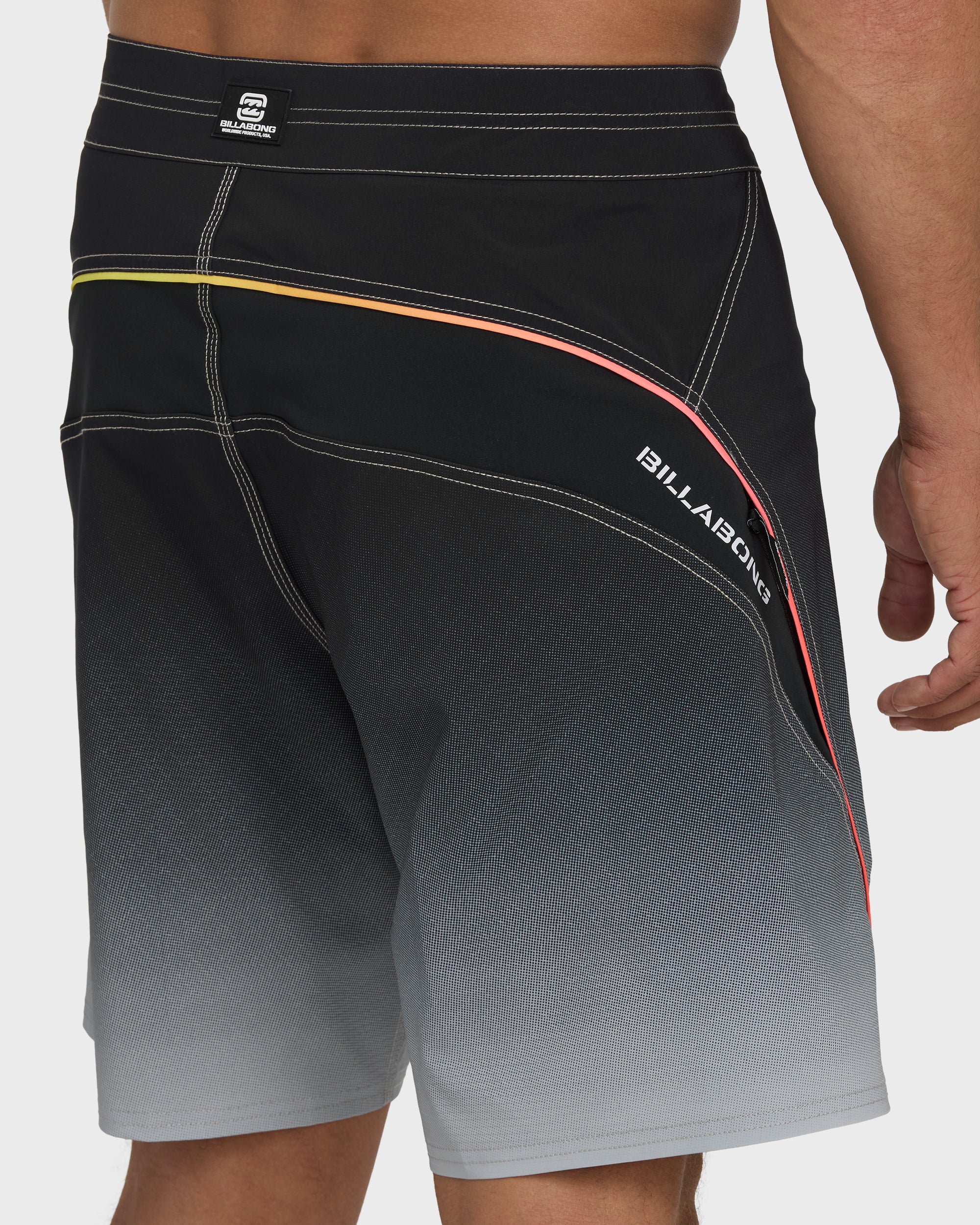 Straddie Pro Hi 20" Boardshorts - Pewter