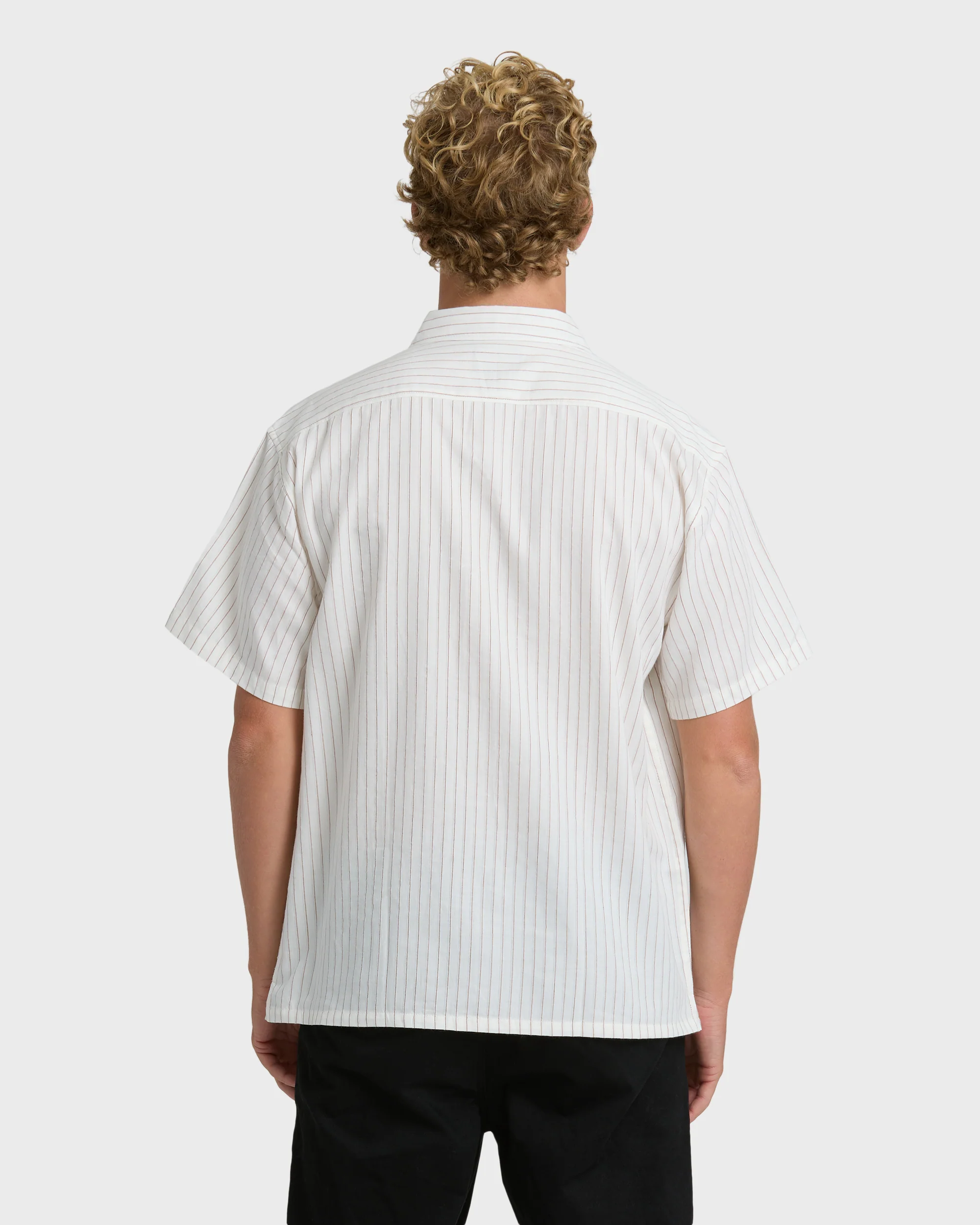 7442-bad-dog-short-sleeve-woven-shirt-off-white-2.webp Bad Dog Short Sleeve Woven Shirt - Off White
