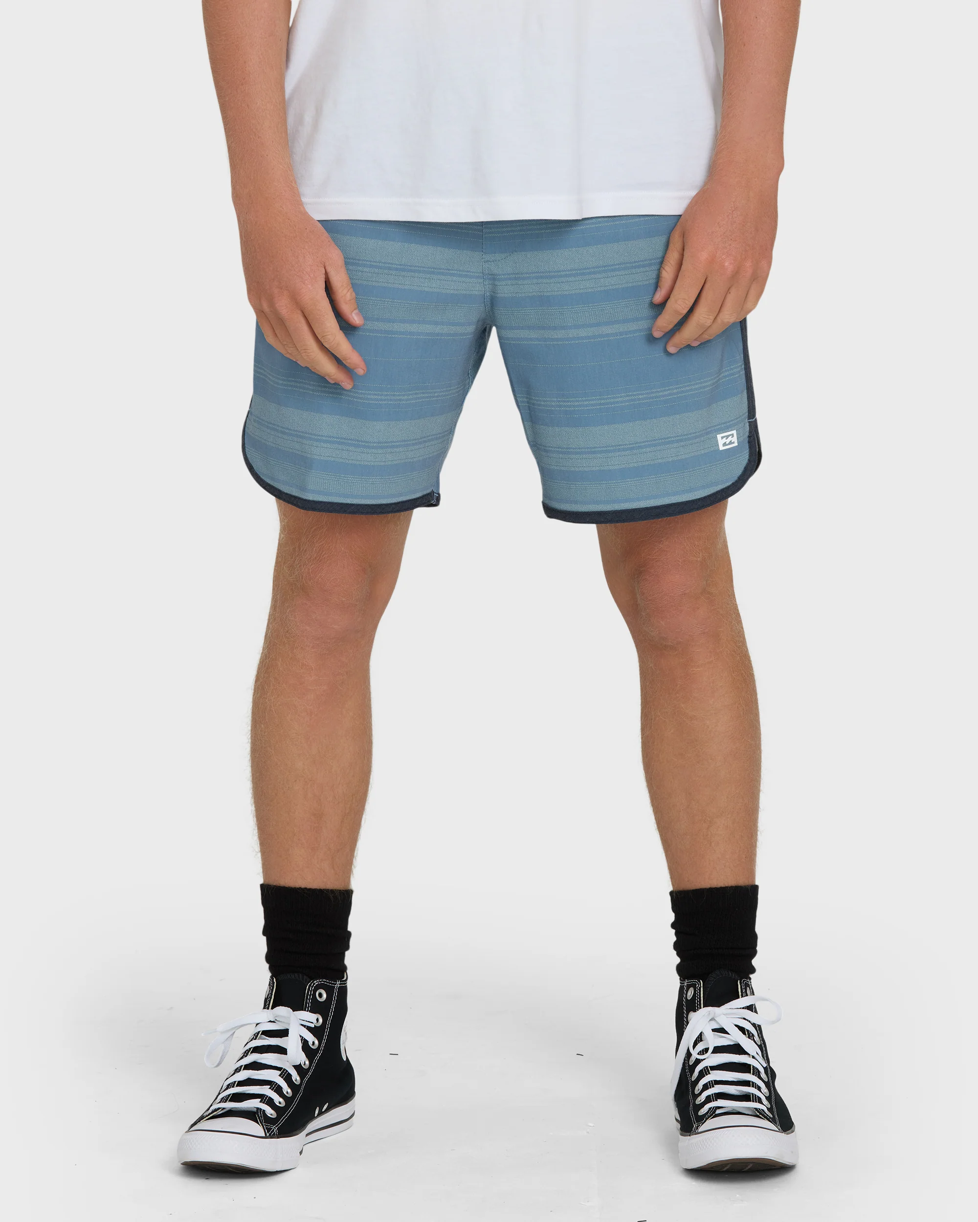 Surftrek Transit Elastic 17" Hybrid Shorts - Mid Blue