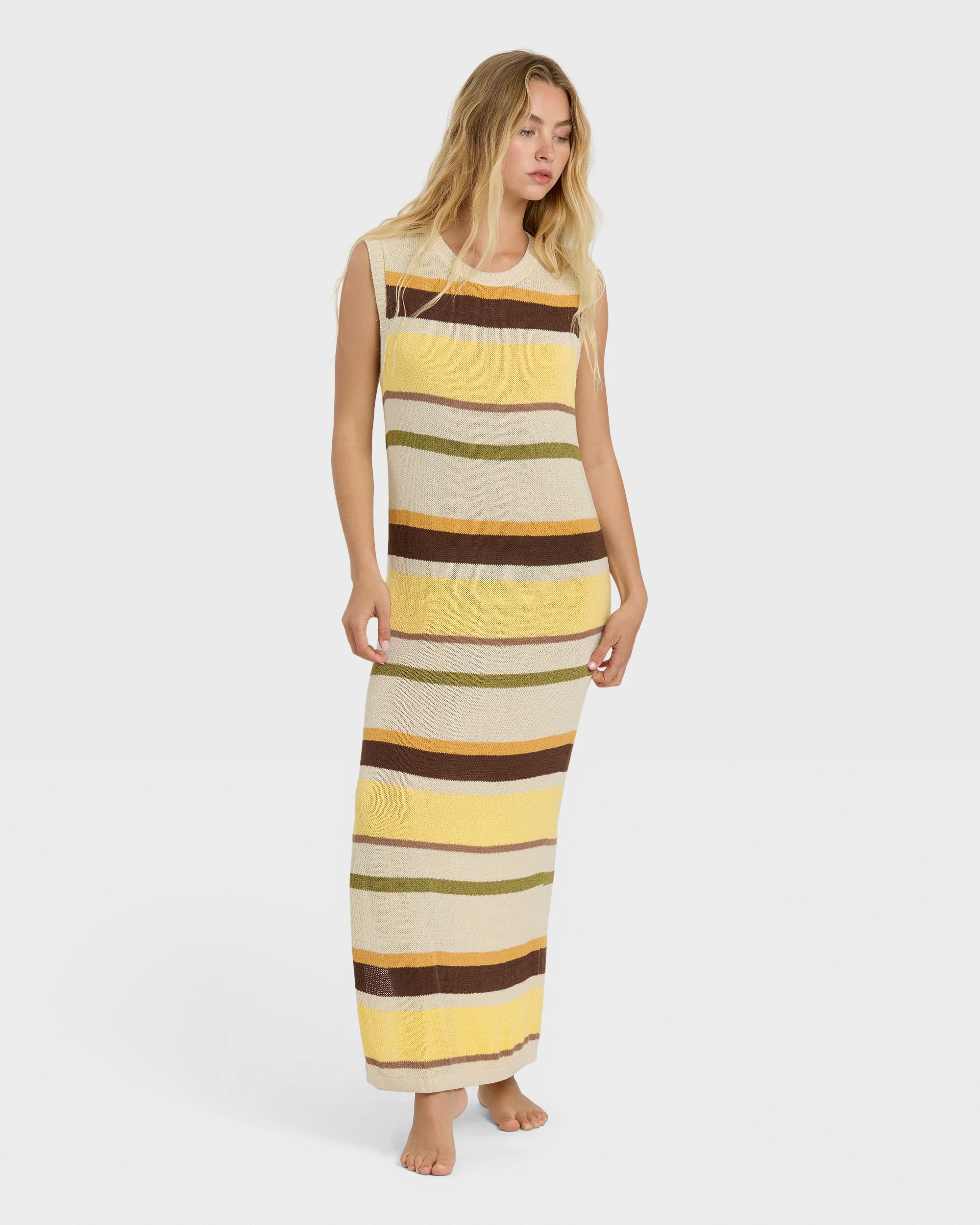 7534-those-days-knit-midi-dress-white-cap-1.webp Those Days Knit Midi Dress - White Cap