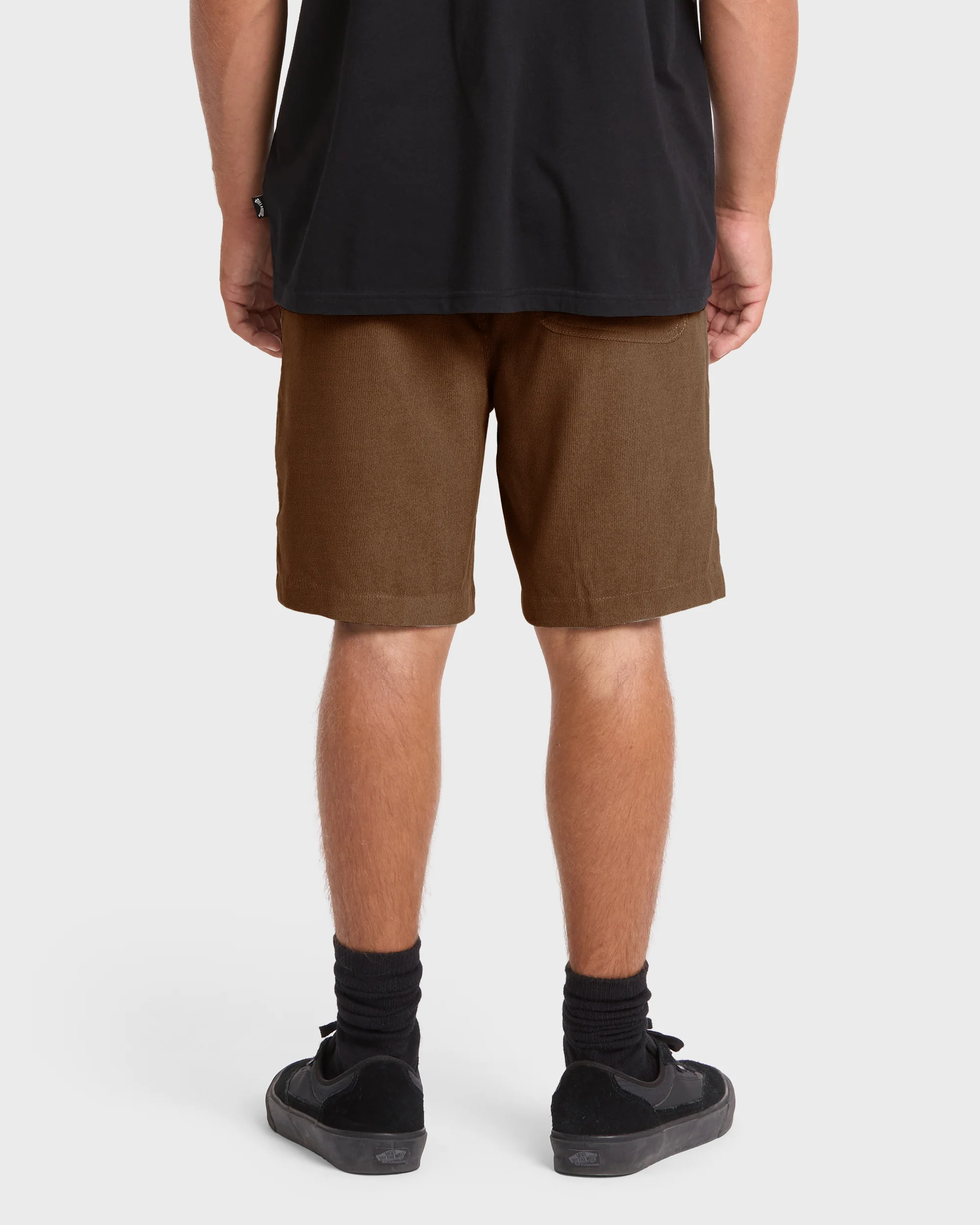 De La Cruz Cord 18" Hybrid Shorts - Sepia