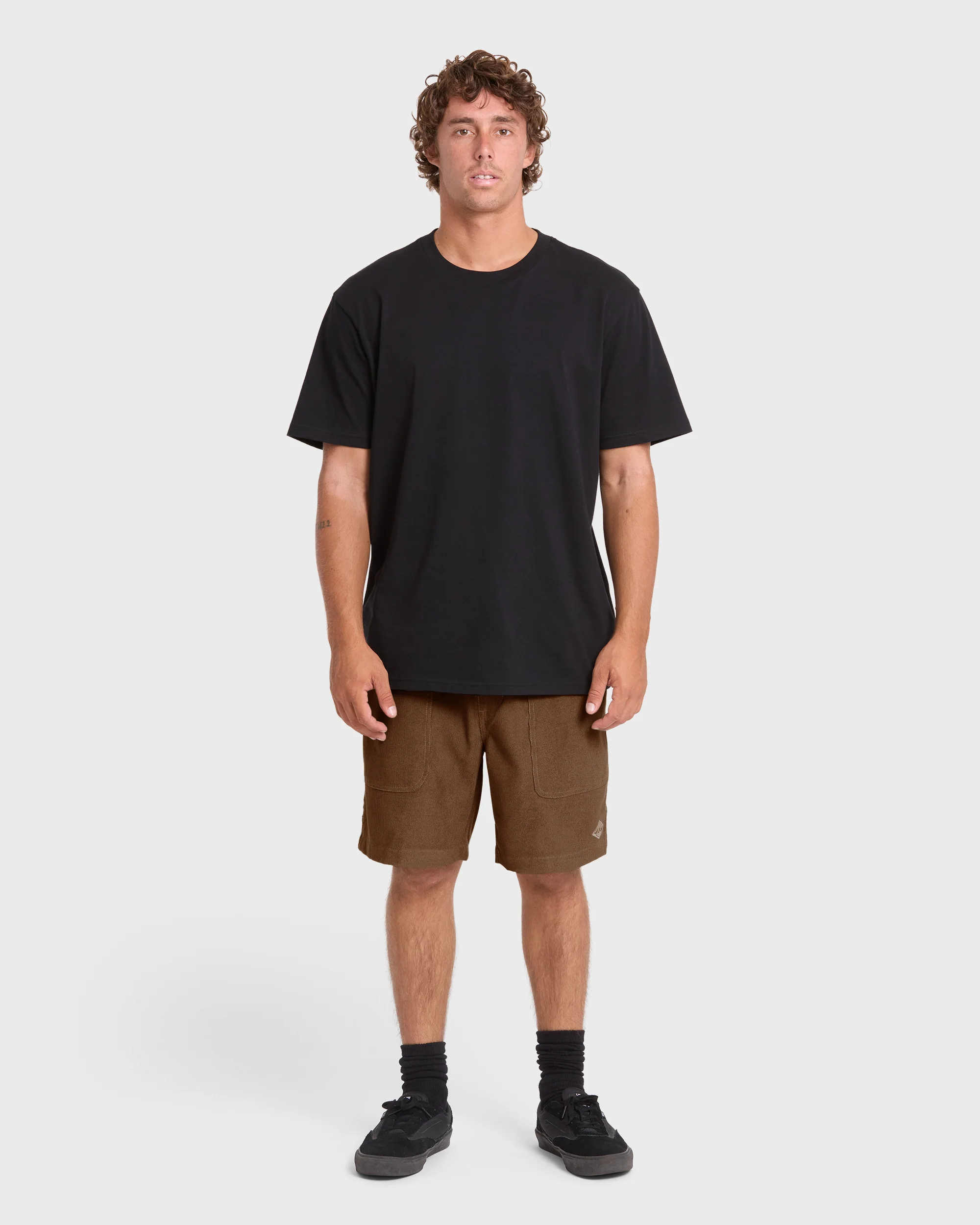 De La Cruz Cord 18" Hybrid Shorts - Sepia
