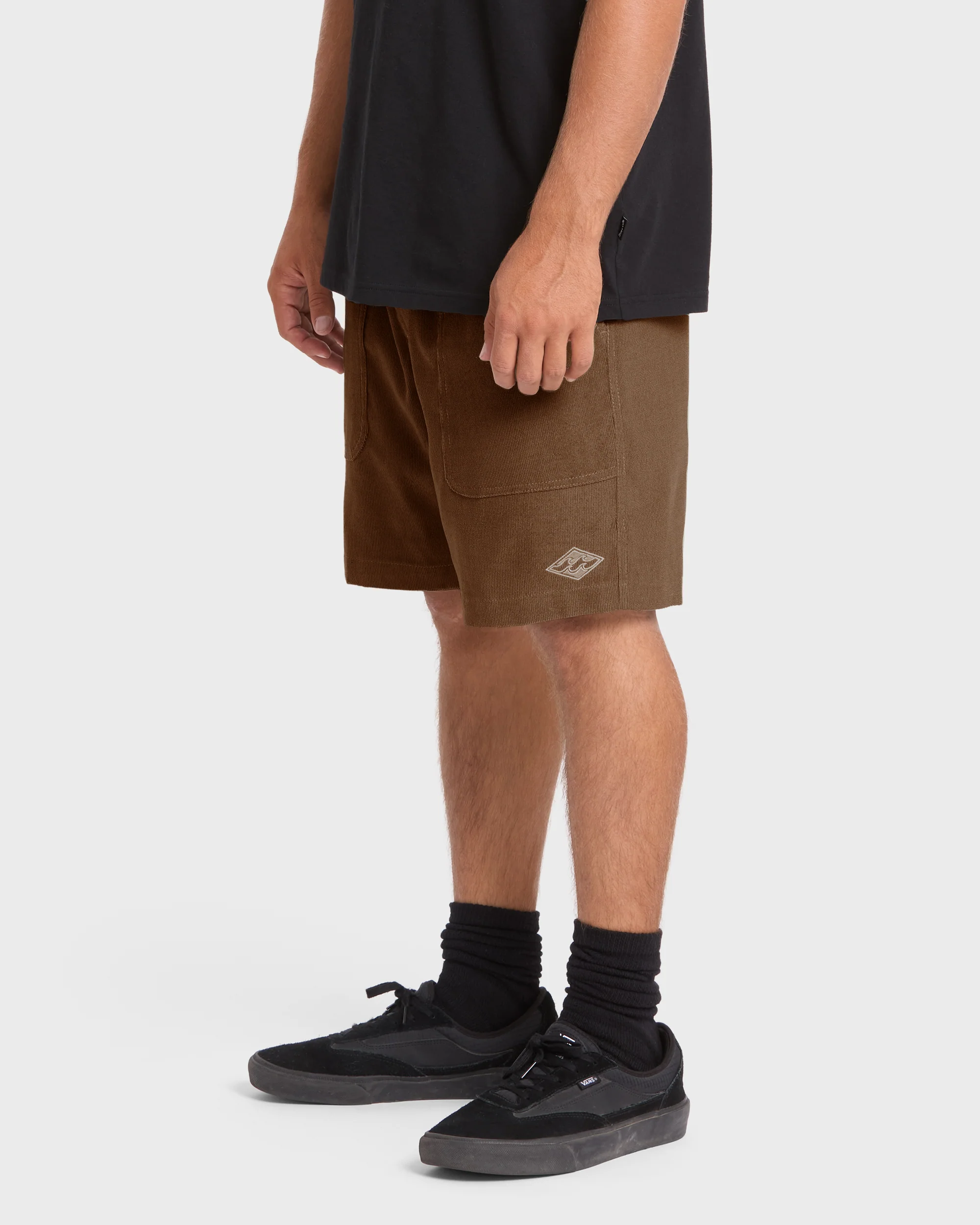 De La Cruz Cord 18" Hybrid Shorts - Sepia