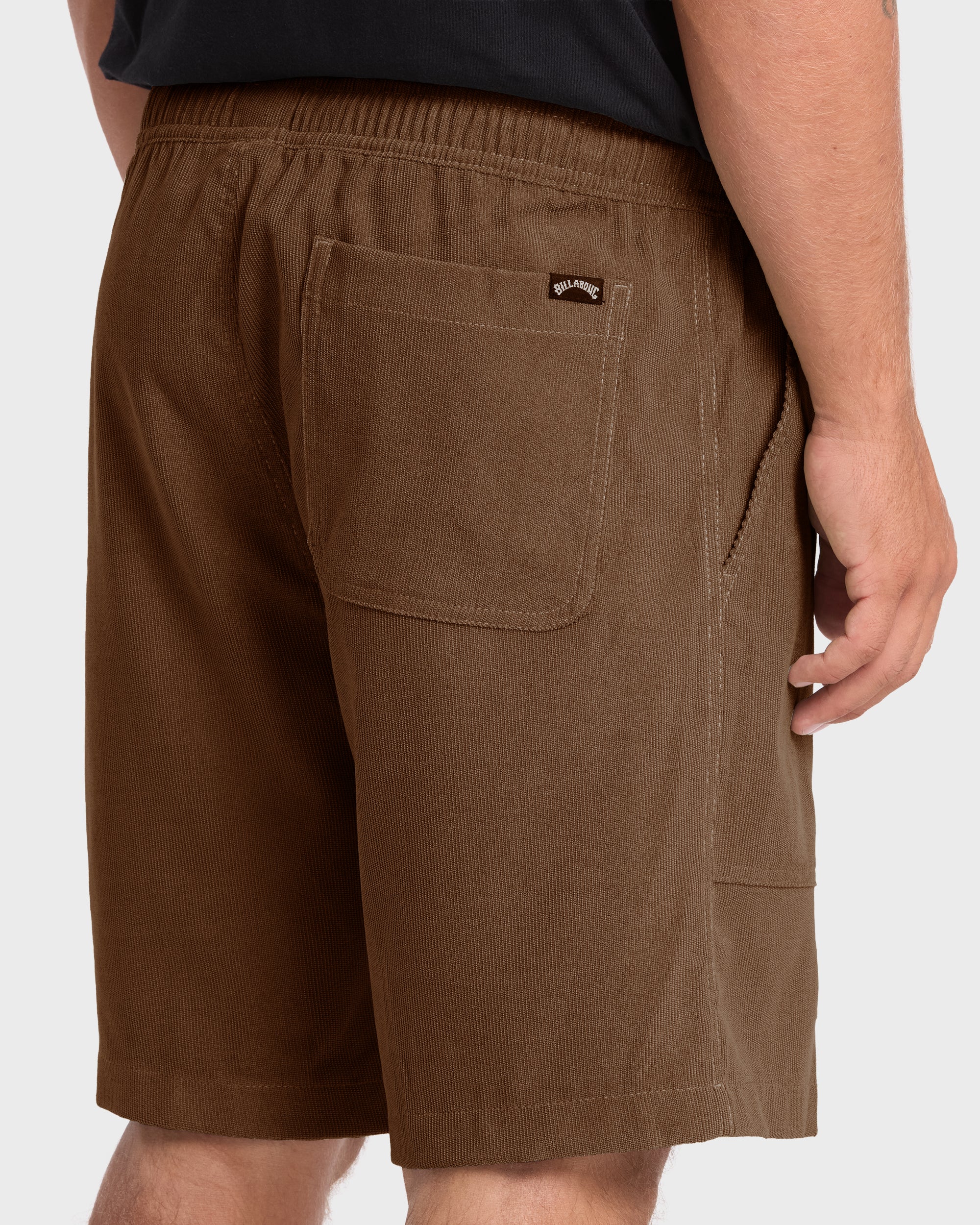 De La Cruz Cord 18" Hybrid Shorts - Sepia