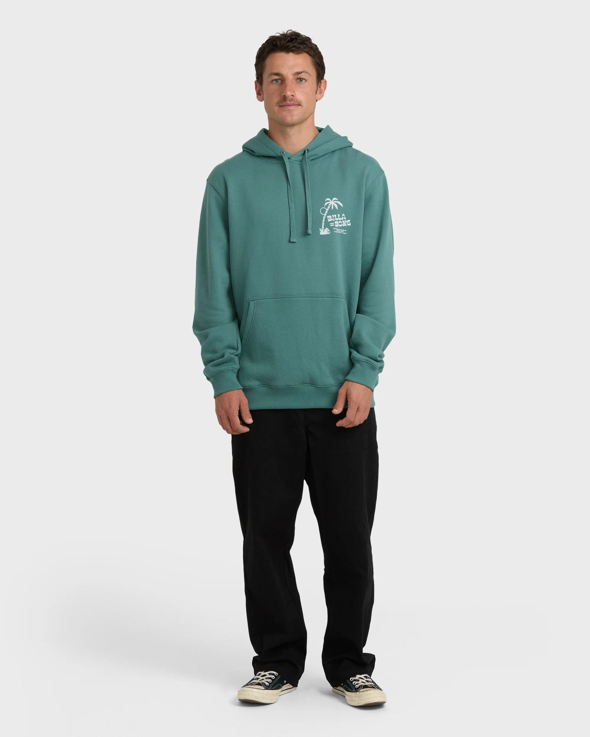 Short Sands Pullover Hoodie - Sage Green