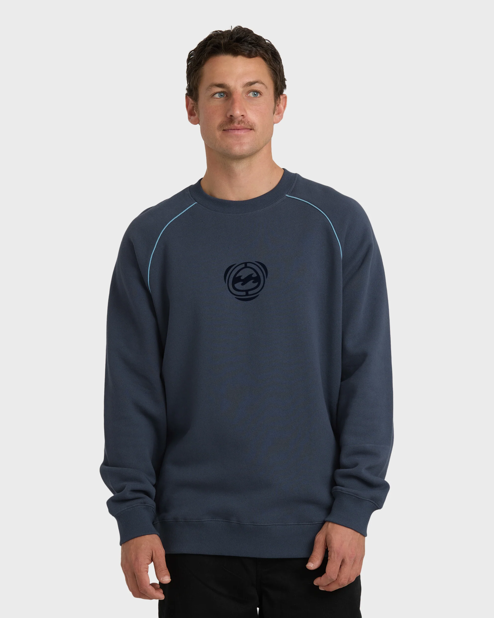 Bio Fleece Crewneck Sweatshirt - Vintage Navy