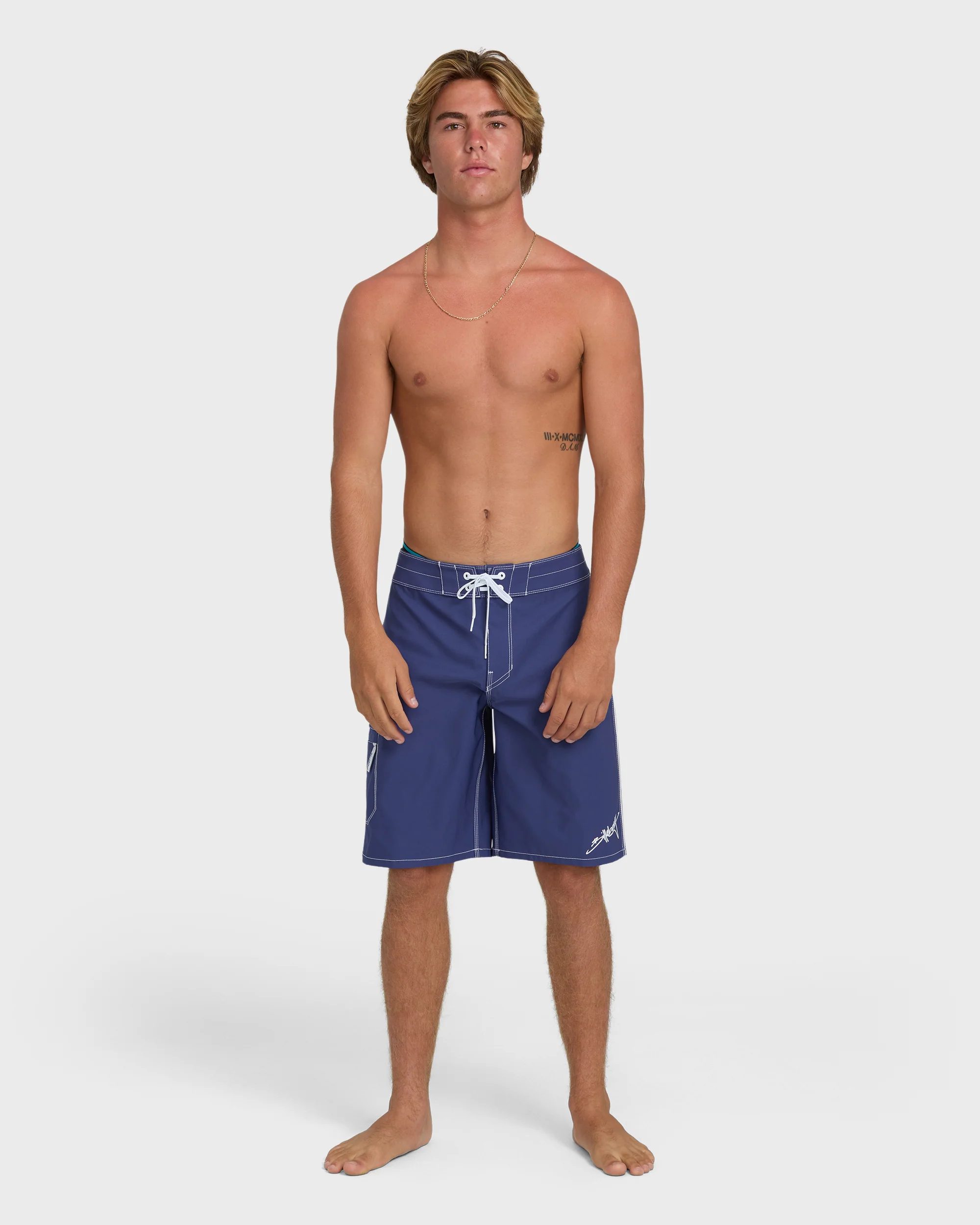Piped Pro 21" Boardshorts - Purple Velvet